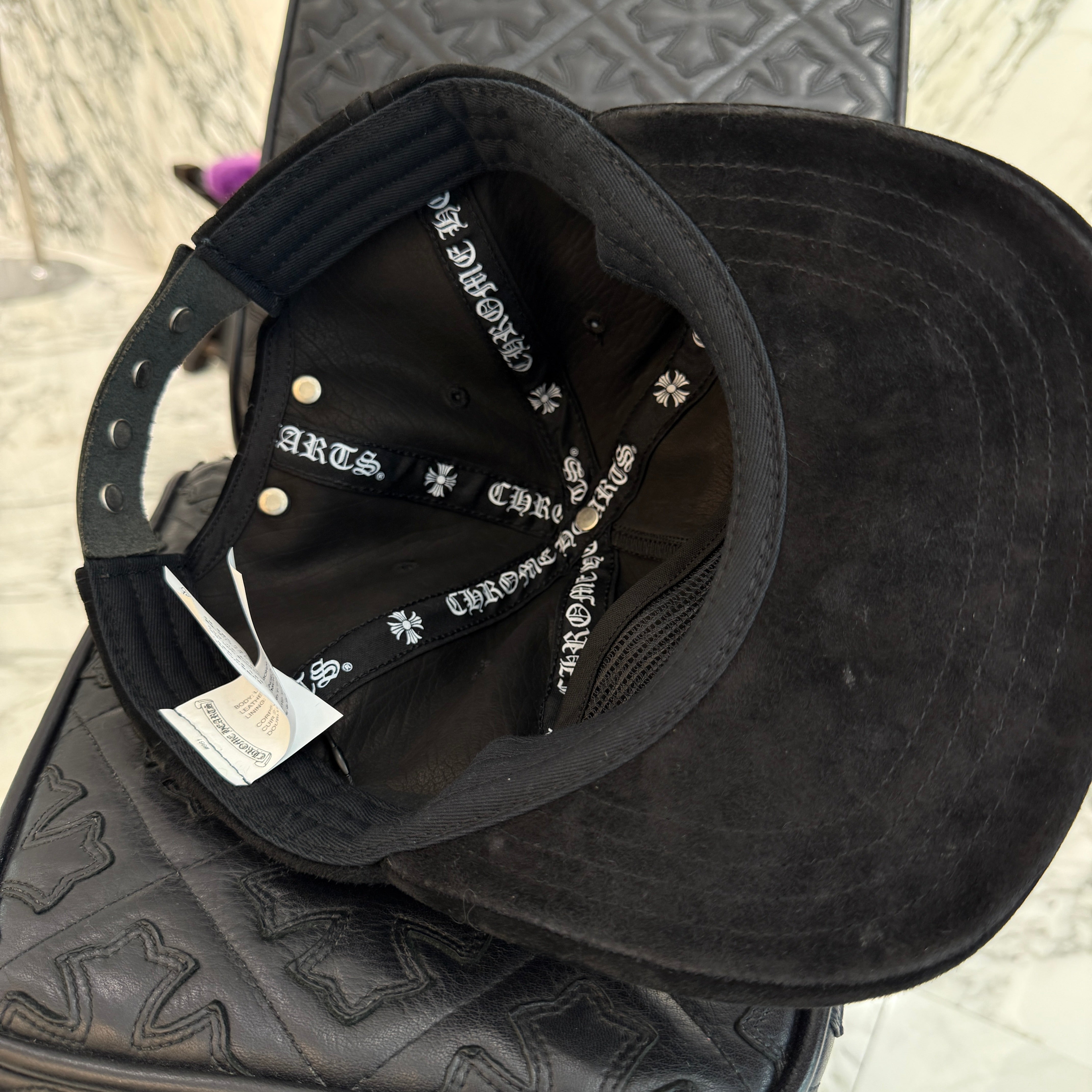 CHROME HEARTS Dagger Suede Trucker Cap Size ONE SIZE（53-60）クロムハーツ ダガースエードトラッカーキャップ サイズONE SIZE（53-60）
