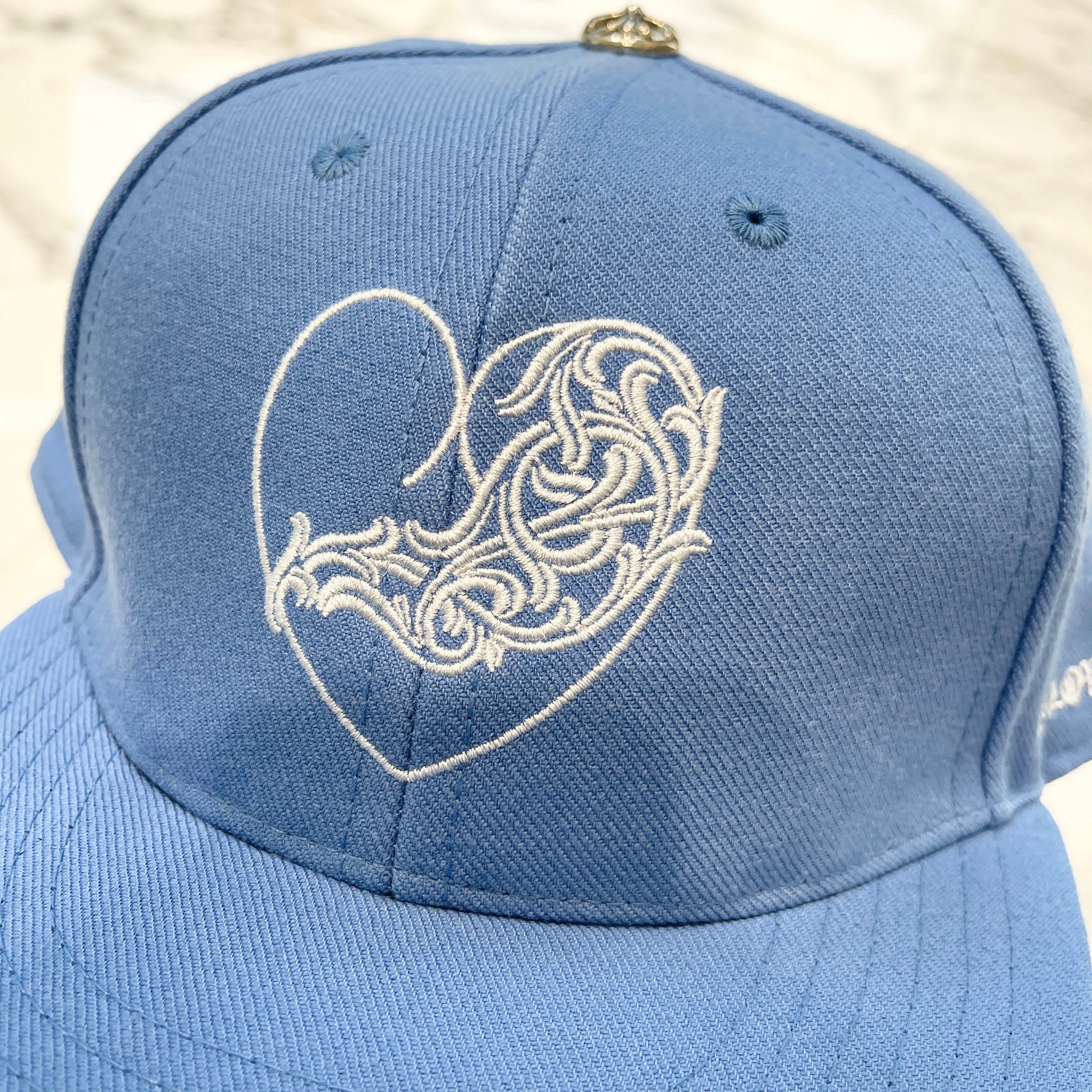 CHROME HEARTS 2024AW VINY HEART "LOVE YOU" Base Ball Cap Size 7 1/2（59.6cm）クロムハーツ ヴィニーハート "ラブユー" ベースボールキャップ サイズ7 1/2（59.6cm）