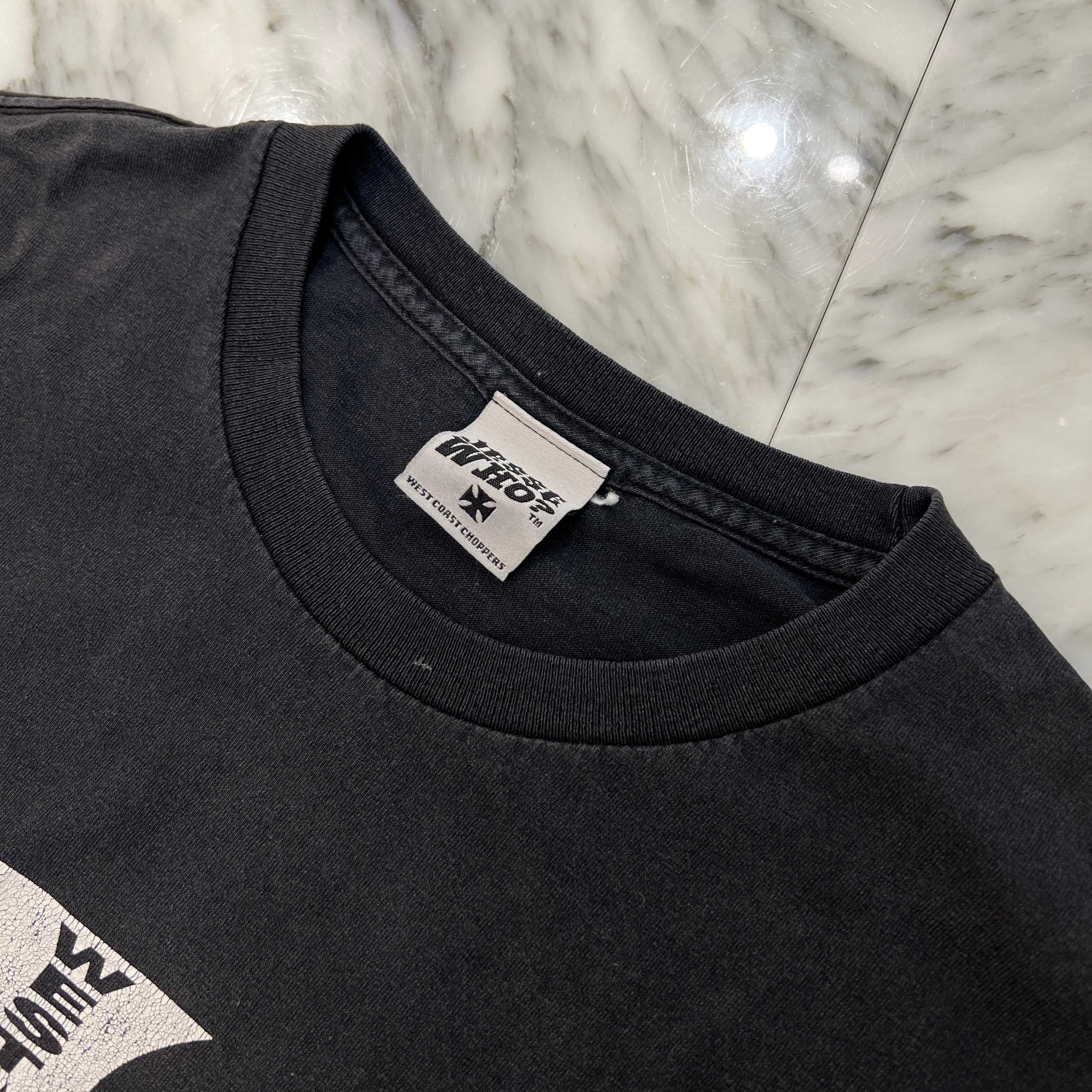 Vintage 00's West Coast Choppers "Long Beach , CA" IRON CROSS L/S Tee Size L 00's ウェストコーストチョッパーズ "ロングビーチ カリフォルニア" アイロンクロス ロングスリーブ Tシャツ サイズL