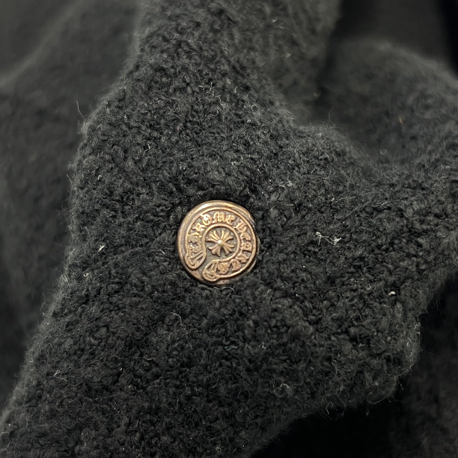 CHROME HEARTS 2024AW Harako Leather Cross Patch Beanie Size ONE SIZE (53-60) クロムハーツ ハラコ レザークロスパッチ ビーニーサイズONE SIZE (53-60)