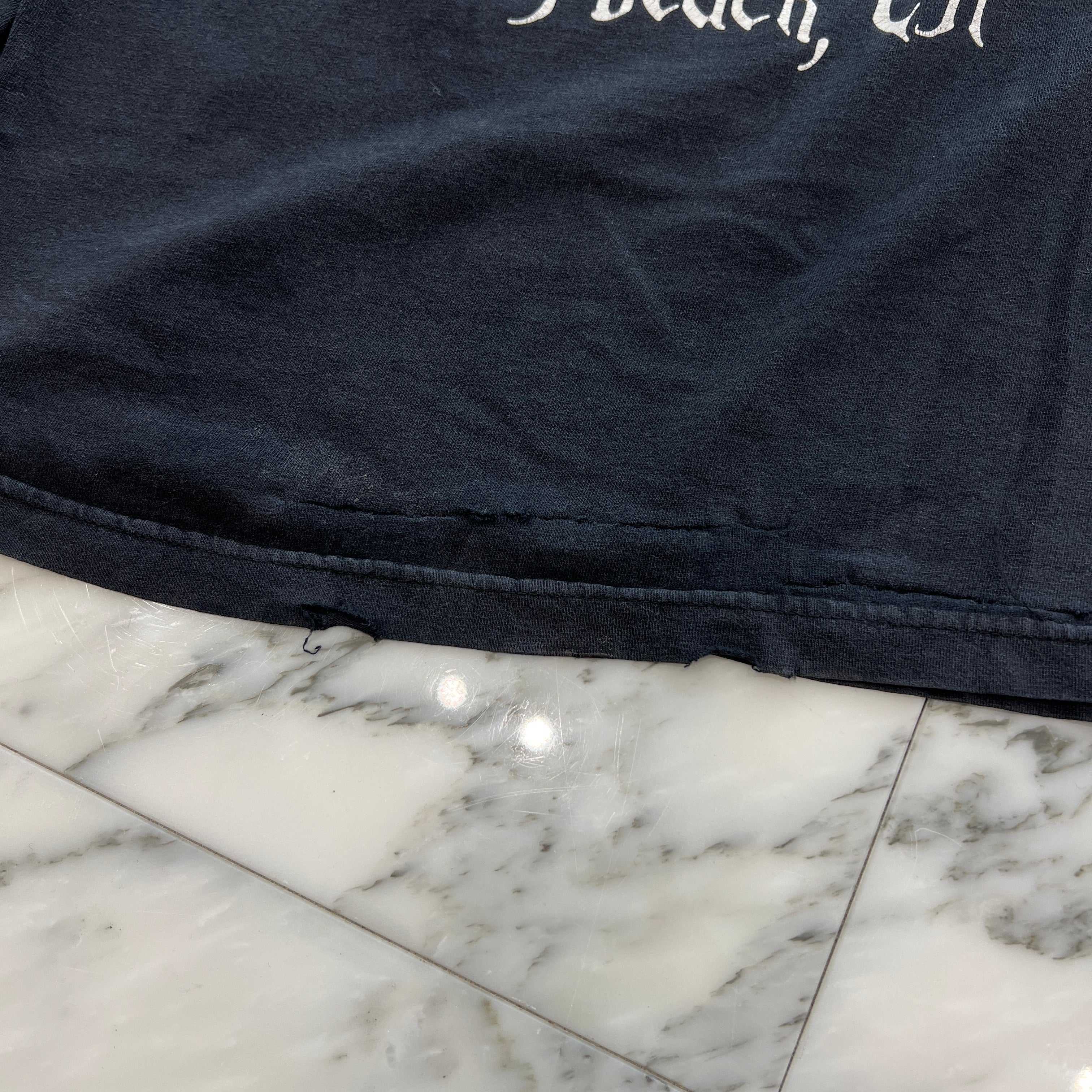 Vintage 00's West Coast Choppers "Long Beach , CA" IRON CROSS L/S Tee Size L 00's ウェストコーストチョッパーズ "ロングビーチ カリフォルニア" アイロンクロス ロングスリーブ Tシャツ サイズL