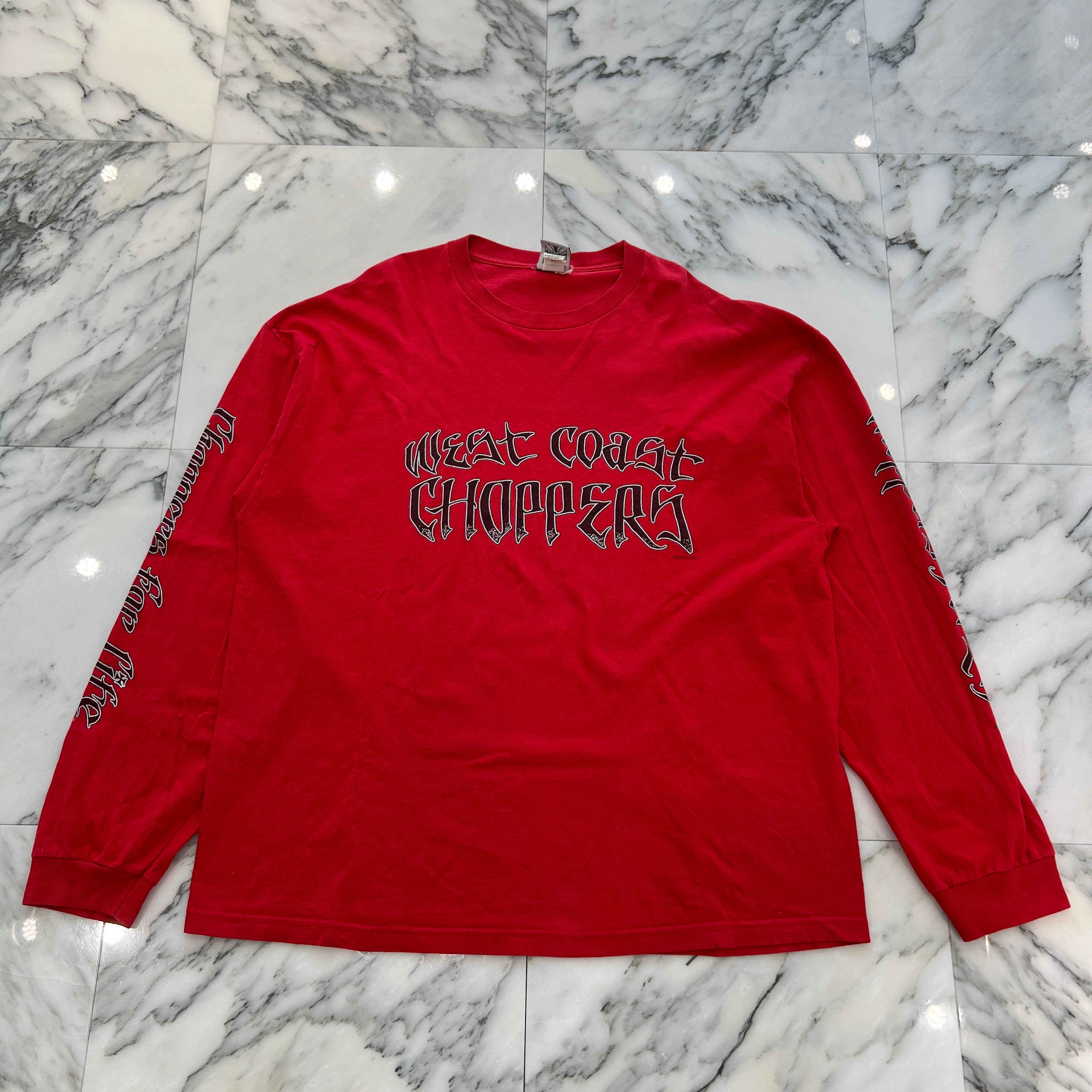 Vintage 00's West Coast Choppers "Choppers For Life" Long Sleeve Tee Size 2XL 00's ウェストコーストチョッパーズ "チョッパーズフォーライフ" ロングスリーブ Tシャツ サイズ2XL
