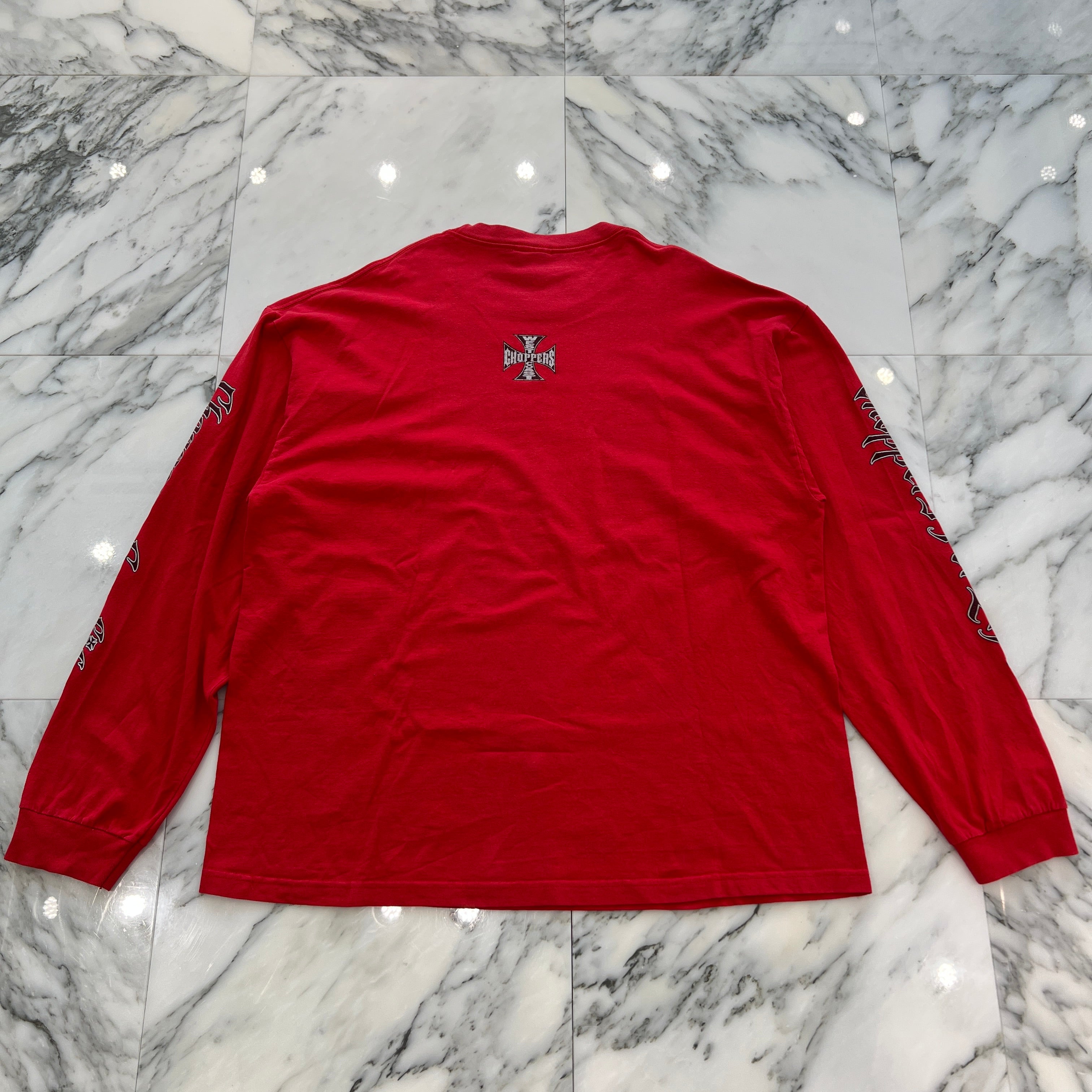 Vintage 00's West Coast Choppers "Choppers For Life" Long Sleeve Tee Size 2XL 00's ウェストコーストチョッパーズ "チョッパーズフォーライフ" ロングスリーブ Tシャツ サイズ2XL