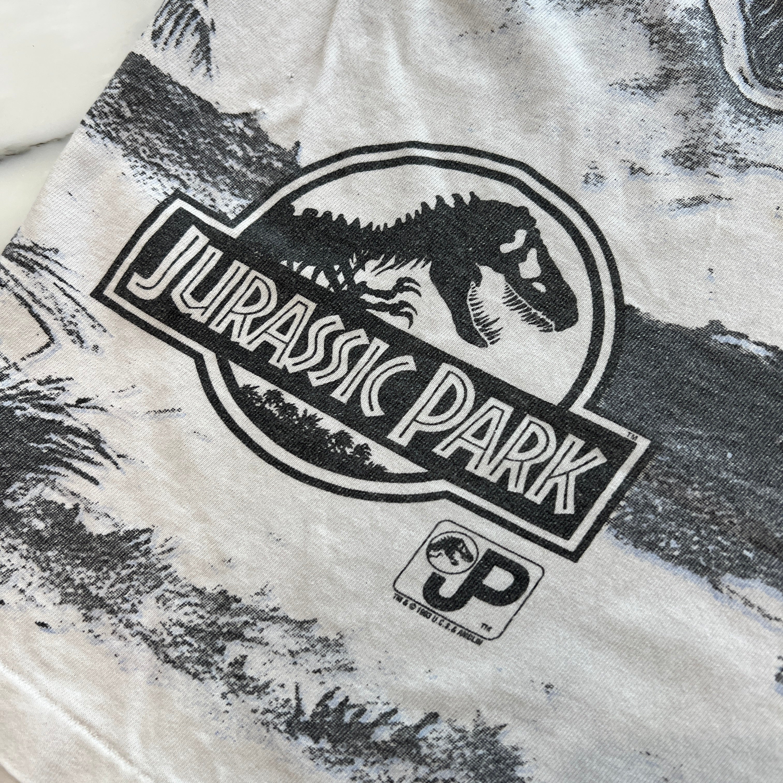 Vintage 90's JURASSIC PARK "T-REX 1990" Hanes S/S Tee Size XL 90's ジュラシックパーク "Tレックス 1990" ハーネス社製 Tシャツ サイズXL
