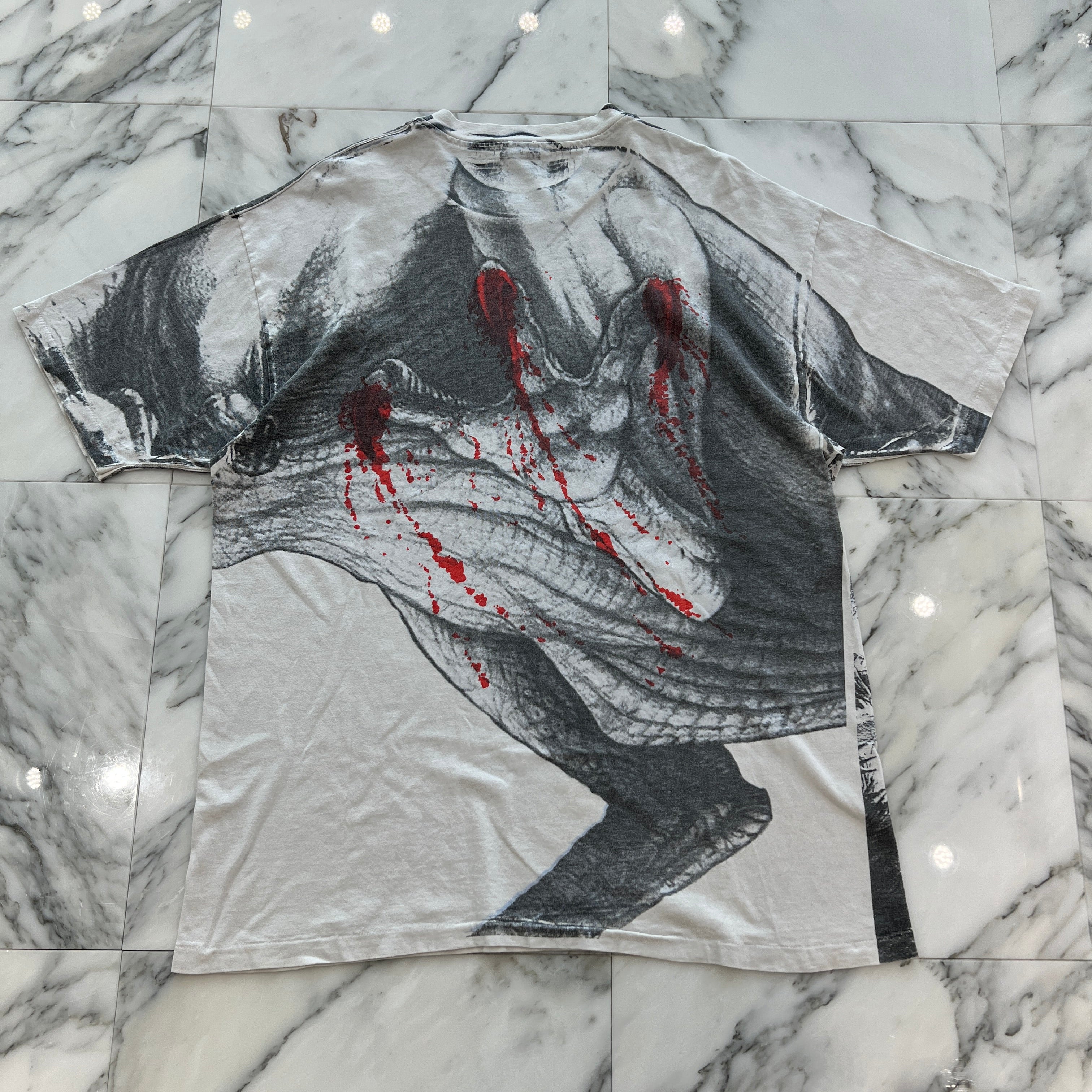 Vintage 90's JURASSIC PARK "T-REX 1990" Hanes S/S Tee Size XL 90's ジュラシックパーク "Tレックス 1990" ハーネス社製 Tシャツ サイズXL