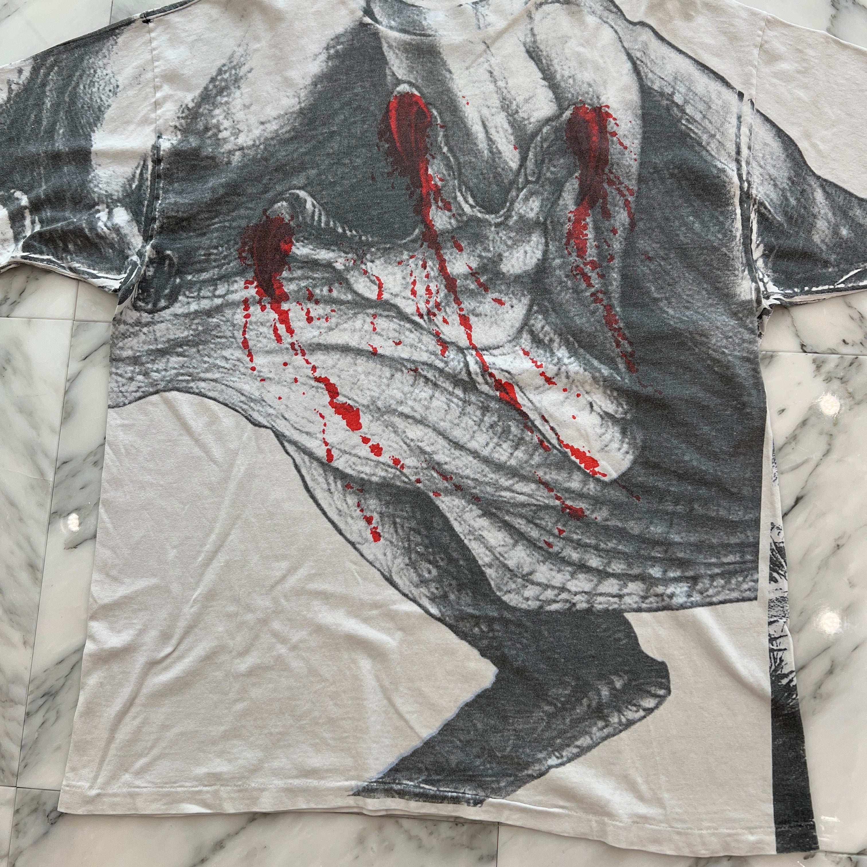 Vintage 90's JURASSIC PARK "T-REX 1990" Hanes S/S Tee Size XL 90's ジュラシックパーク "Tレックス 1990" ハーネス社製 Tシャツ サイズXL