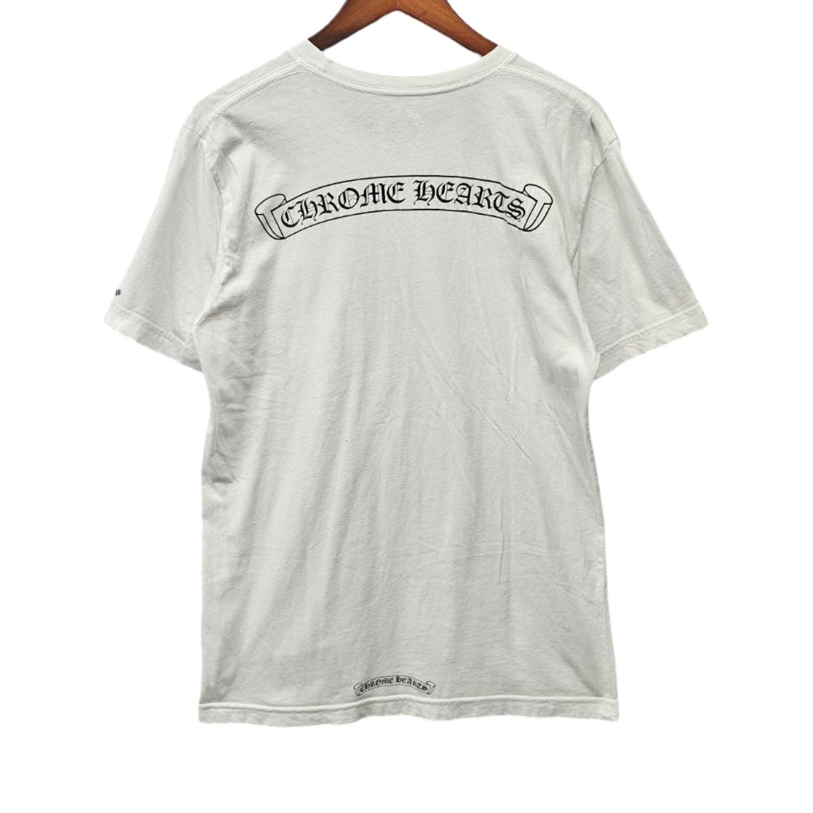 CHROME HEARTS Back Scroll Logo Tee Size M
