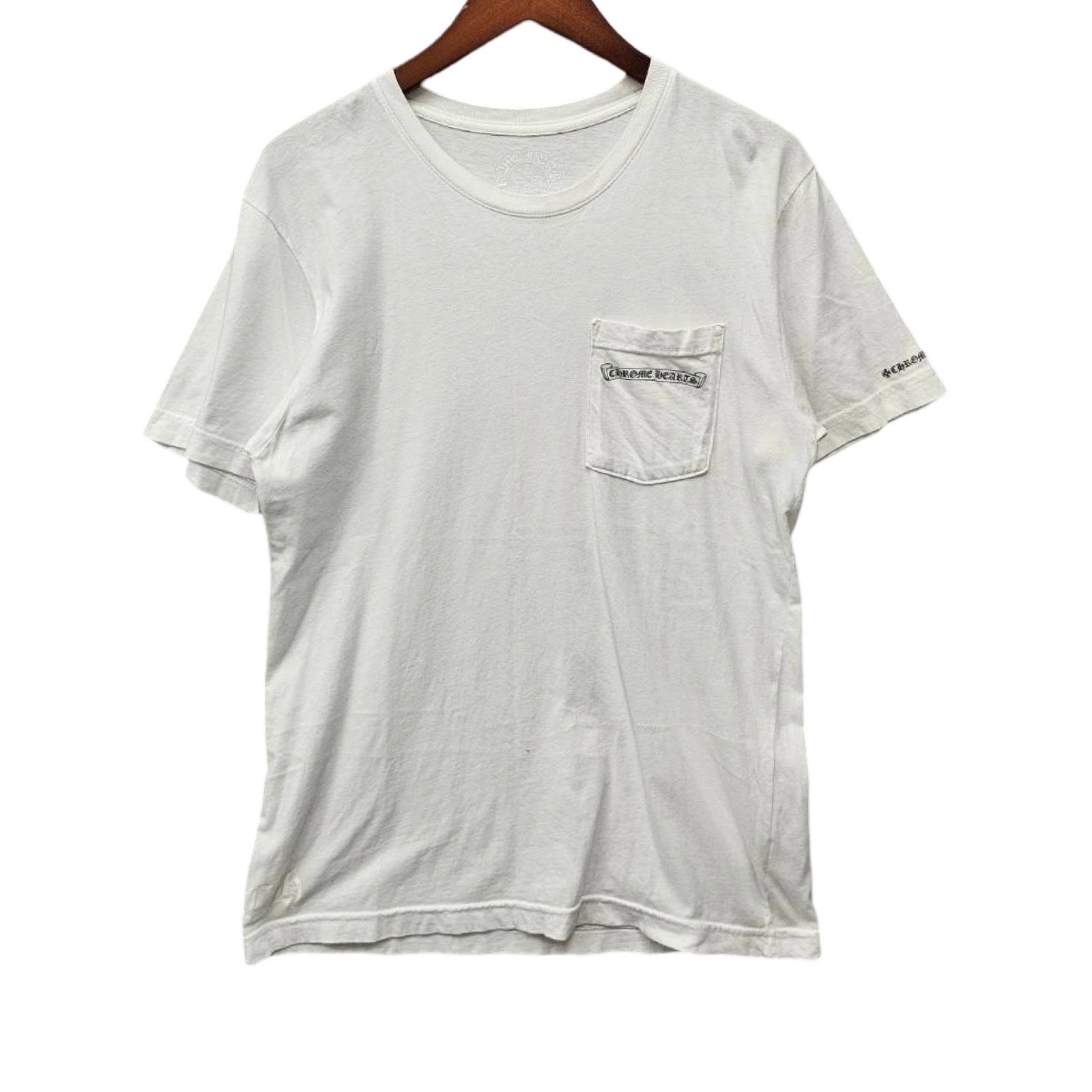 CHROME HEARTS Back Scroll Logo Tee Size M