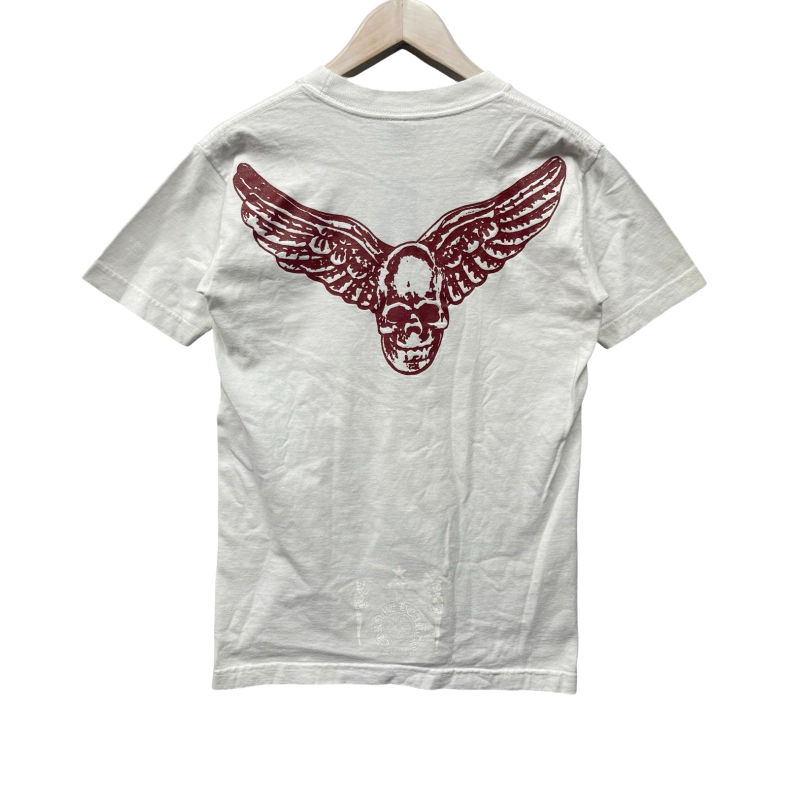 CHROME HEARTS FOTI Mahalia Skull Wing Tee Size S