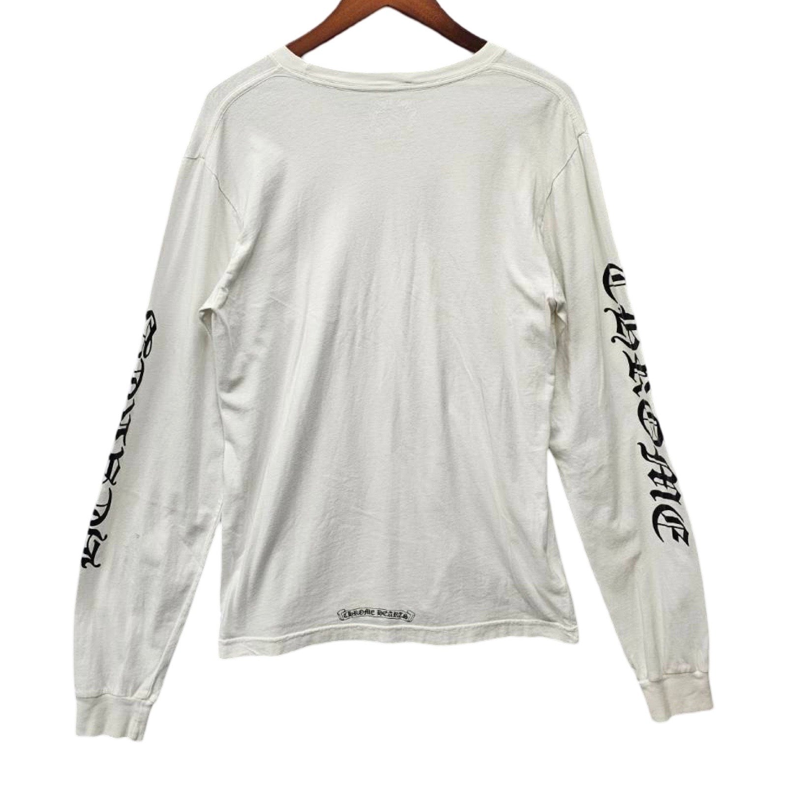 CHROME HEARTS Neck Logo Long Sleeve Tee Size XXL