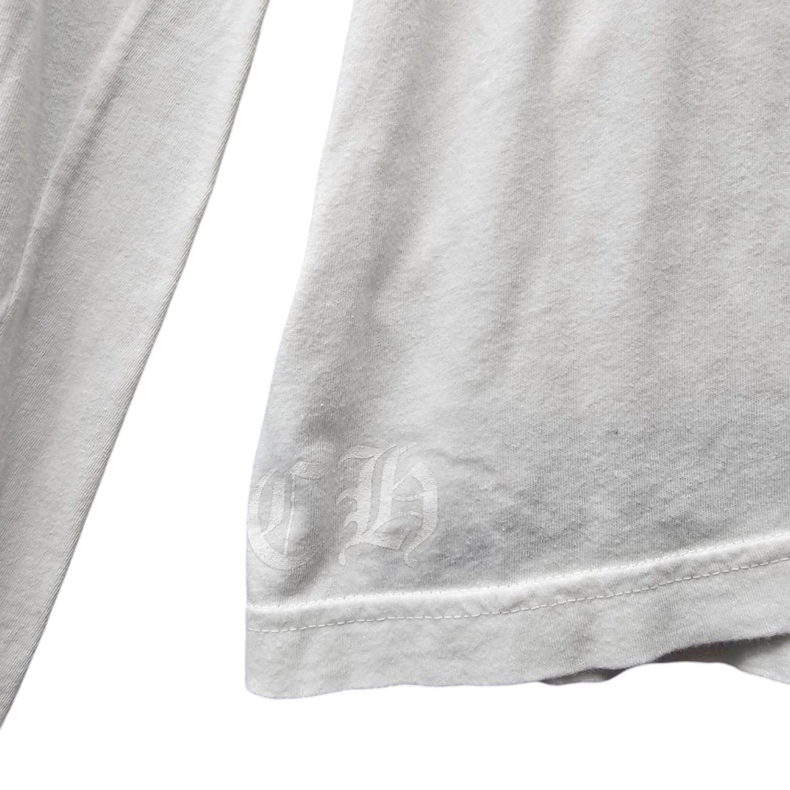 CHROME HEARTS Neck Logo Long Sleeve Tee Size XXL