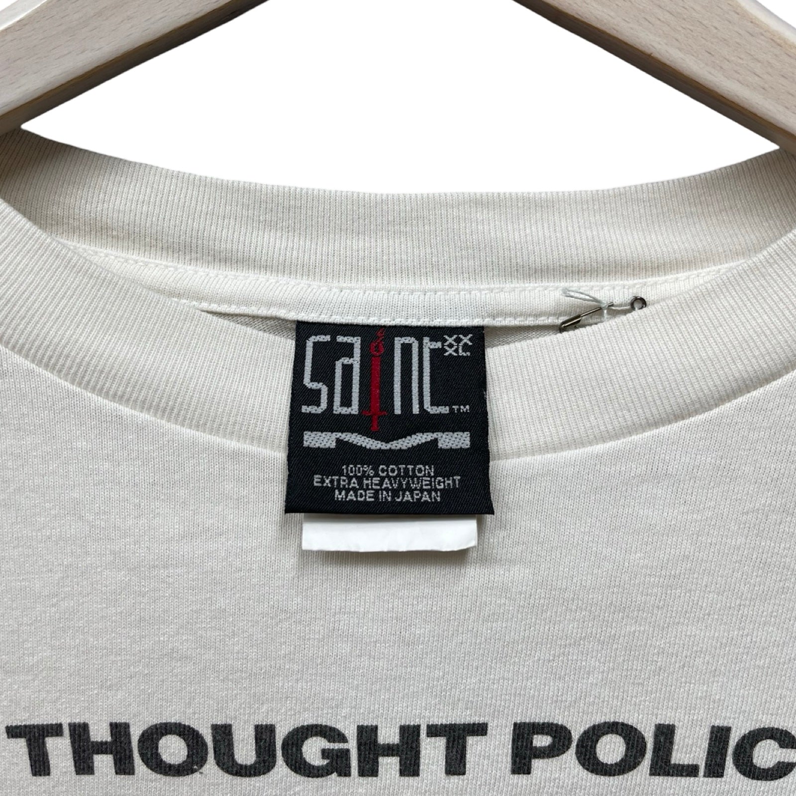 SAINT Mxxxxxx 2024SS Destruction Print Long Sleeve Tee SM-YS8-0000-019 Size XXXL