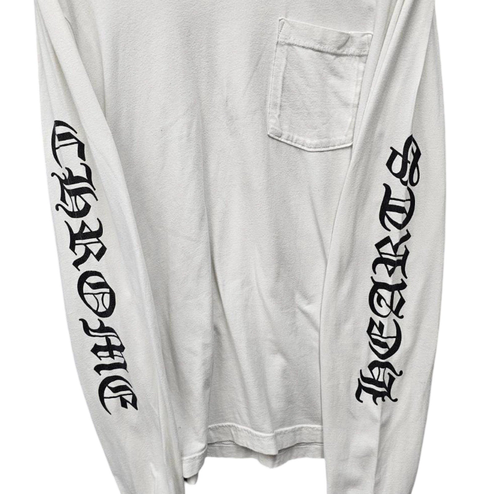 CHROME HEARTS Neck Logo Long Sleeve Tee Size XXL