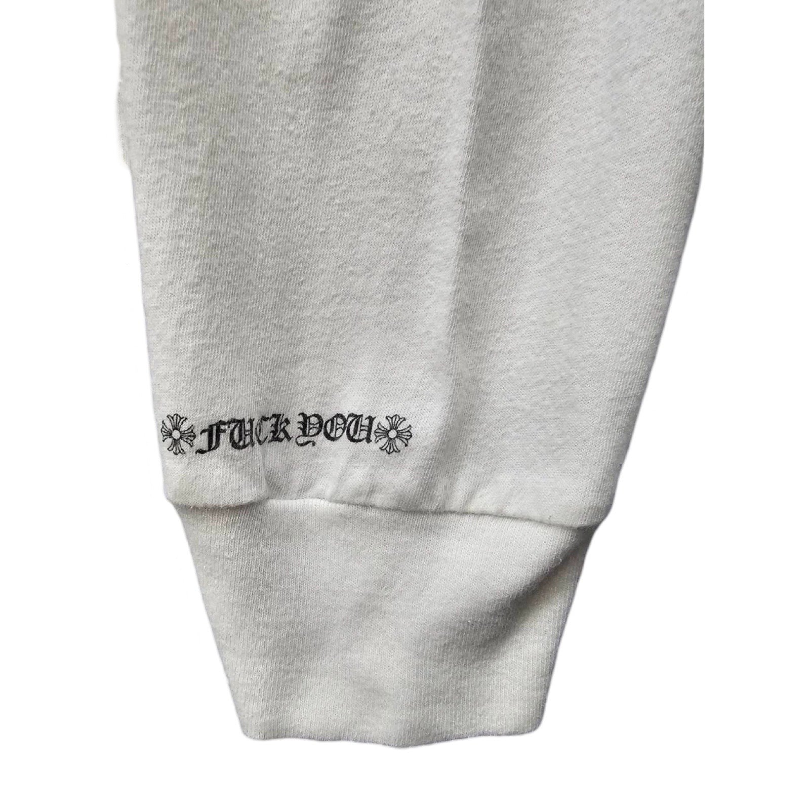 CHROME HEARTS Neck Logo Long Sleeve Tee Size XXL