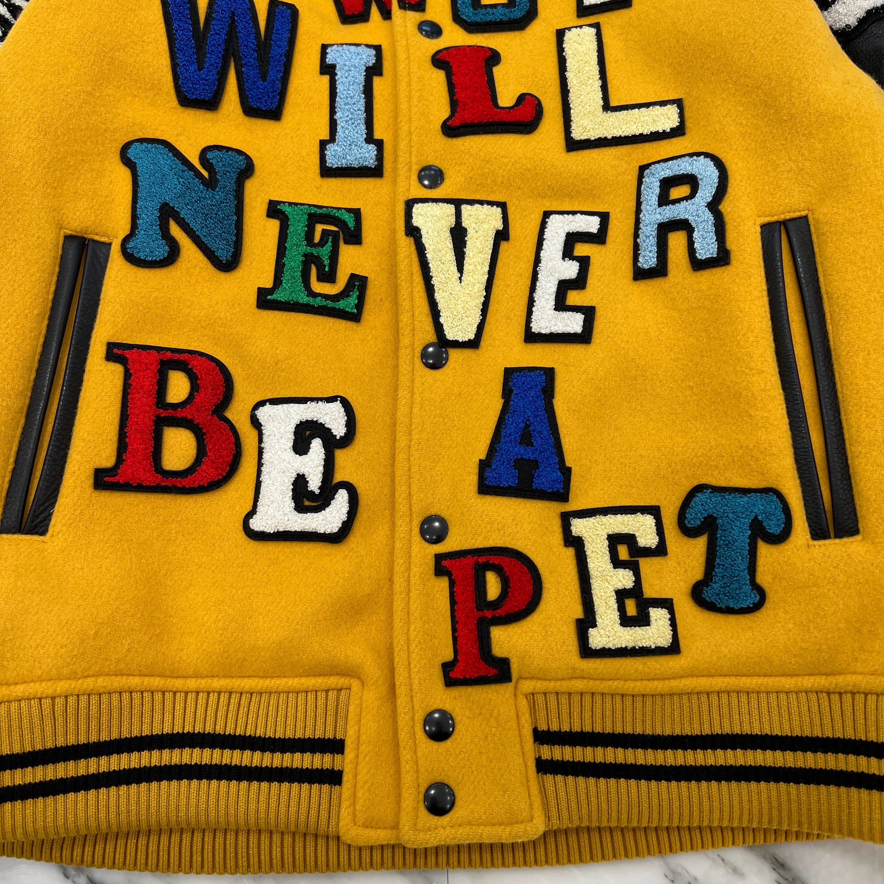 UNDERCOVER × K. Tolnoe Felt Patch Wolf Stadium Jacket UC2C4206-2 Size 2 アンダーカバー × K. トルノエ フェルトパッチウルフスタジアムジャケット サイズ2