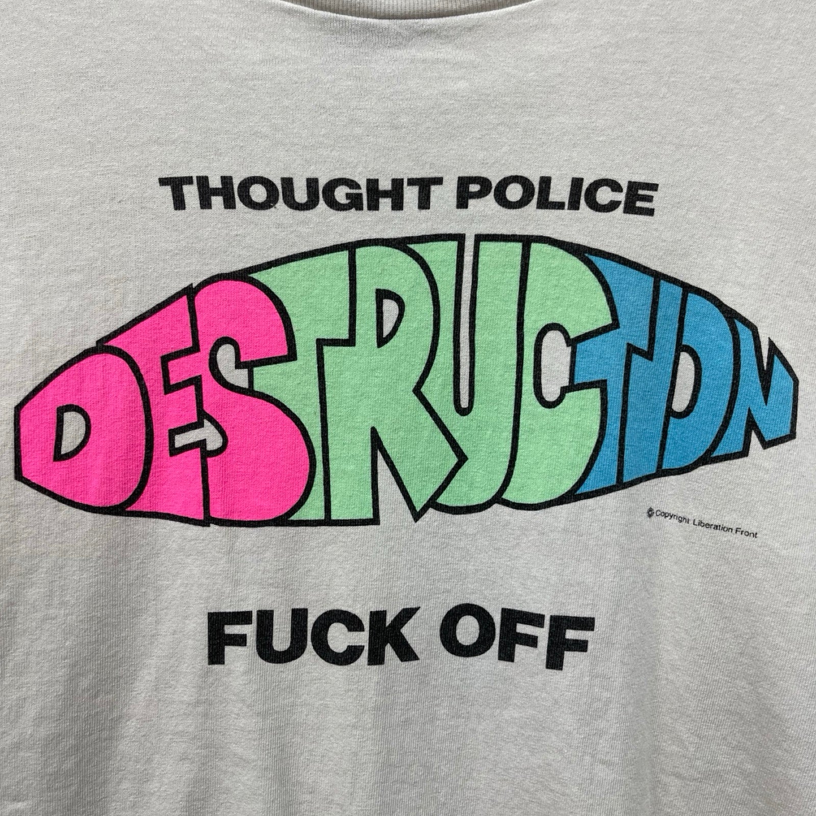 SAINT Mxxxxxx 2024SS Destruction Print Long Sleeve Tee SM-YS8-0000-019 Size XXXL