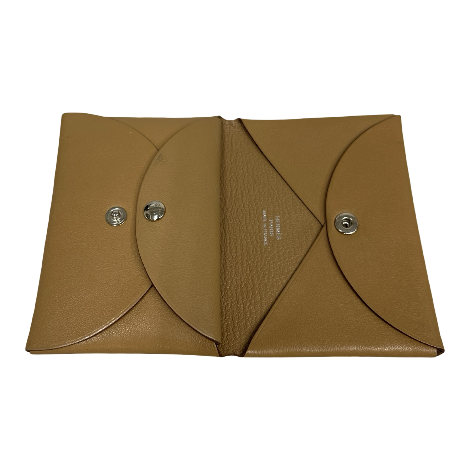 HERMES Swift Mulan A Wind Calvi Duo Card Case Z刻印