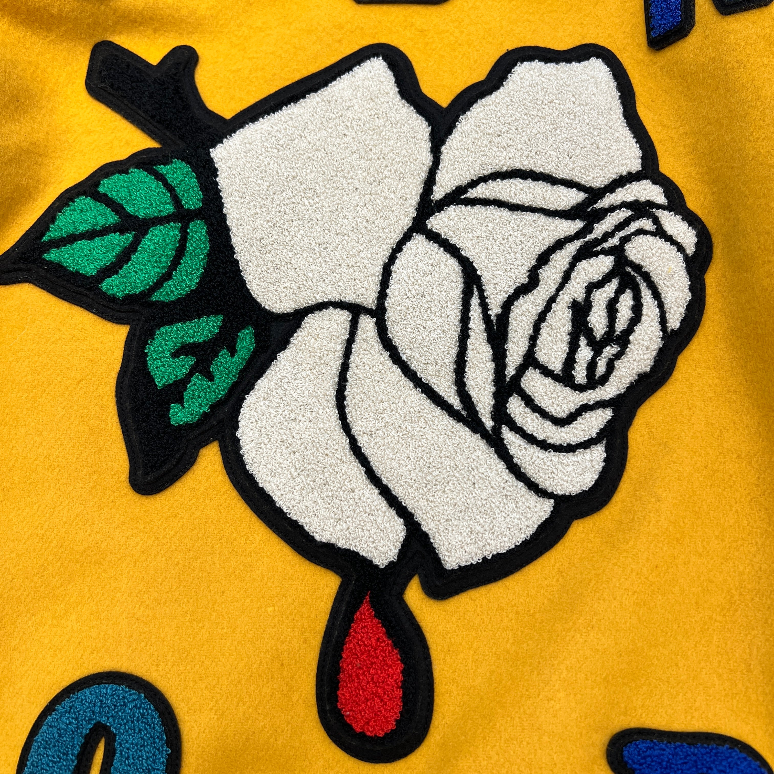 UNDERCOVER × K. Tolnoe Felt Patch Wolf Stadium Jacket UC2C4206-2 Size 2 アンダーカバー × K. トルノエ フェルトパッチウルフスタジアムジャケット サイズ2