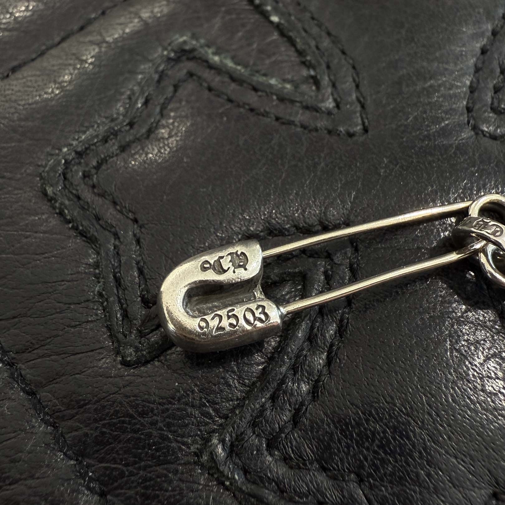 CHROME HEARTS Safety Pin Stack CH Plus Pendant Top クロムハーツ セーフティ ピン スタックCHプラスペンダントトップ