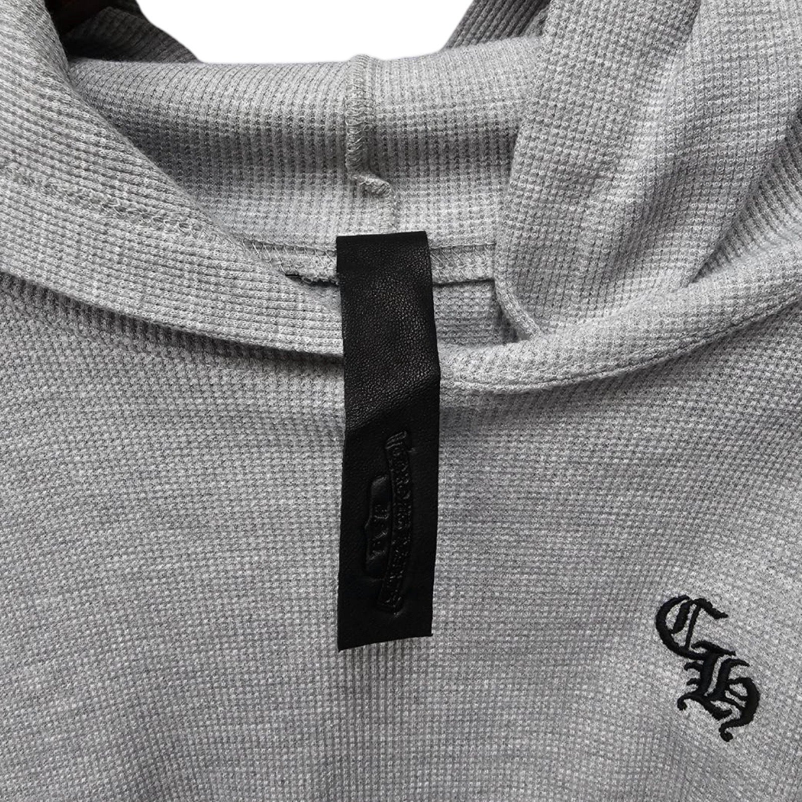 CHROME HEARTS Y NOT CH Logo Embroidery Thermal Hoodie Size M