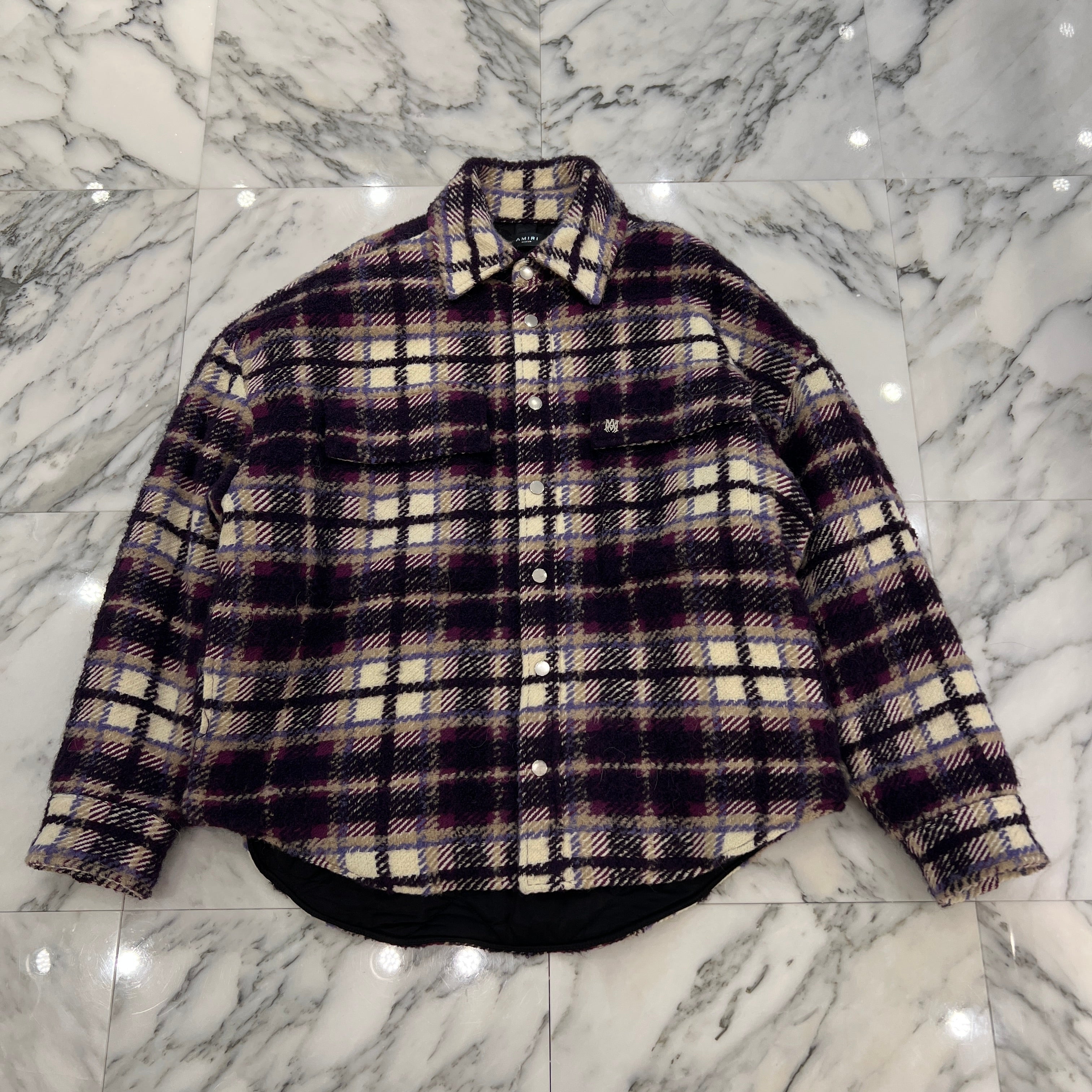 AMIRI 2023SS Checked Over Jacket PS23MDS092 Size 48 アミリ チェック柄オーバージャケット サイズ48
