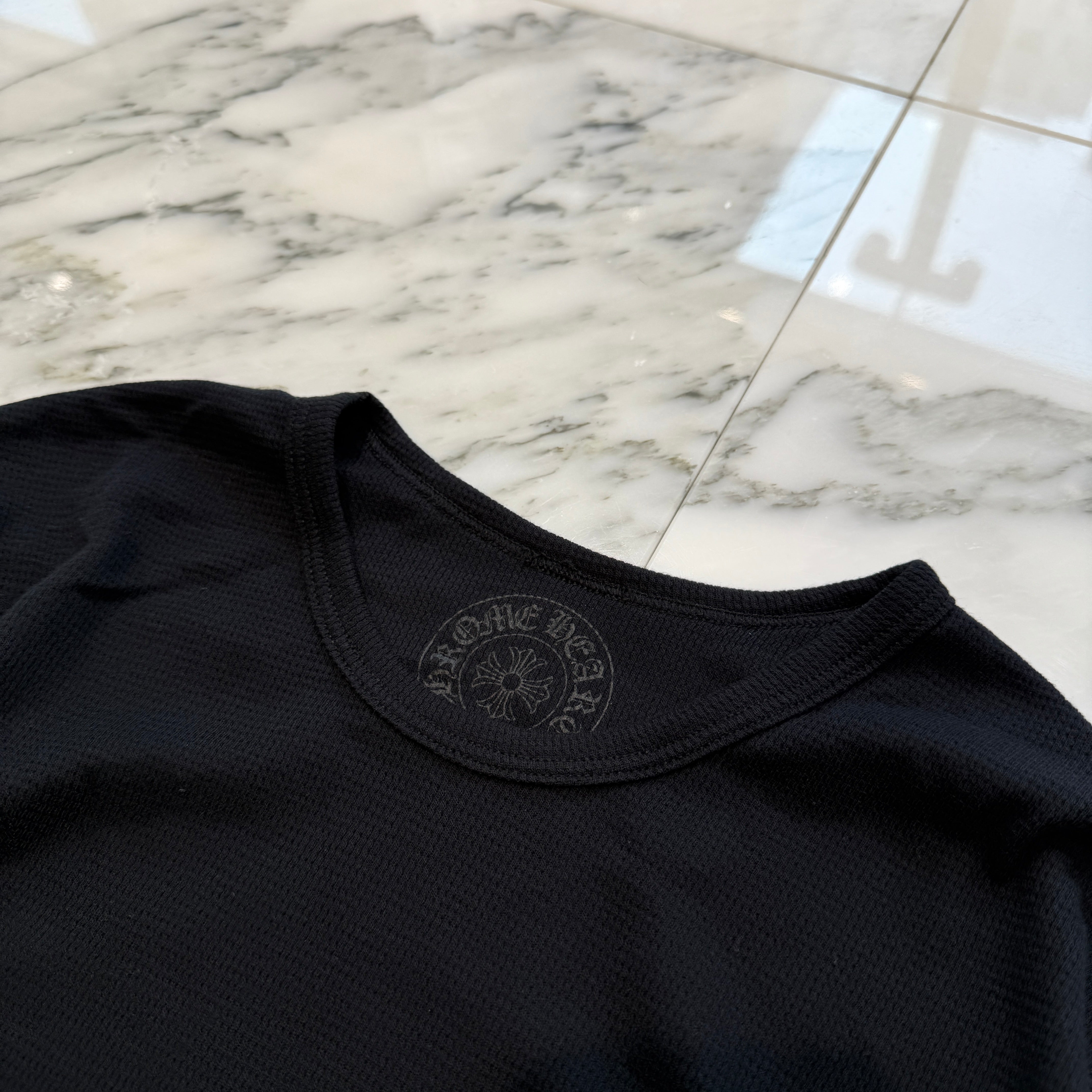 CHROME HEARTS Dagger Tire Track Thermal Long Sleeve Tee Size M クロムハーツ ダガータイヤトラック サーマルロングスリーブTシャツ サイズM