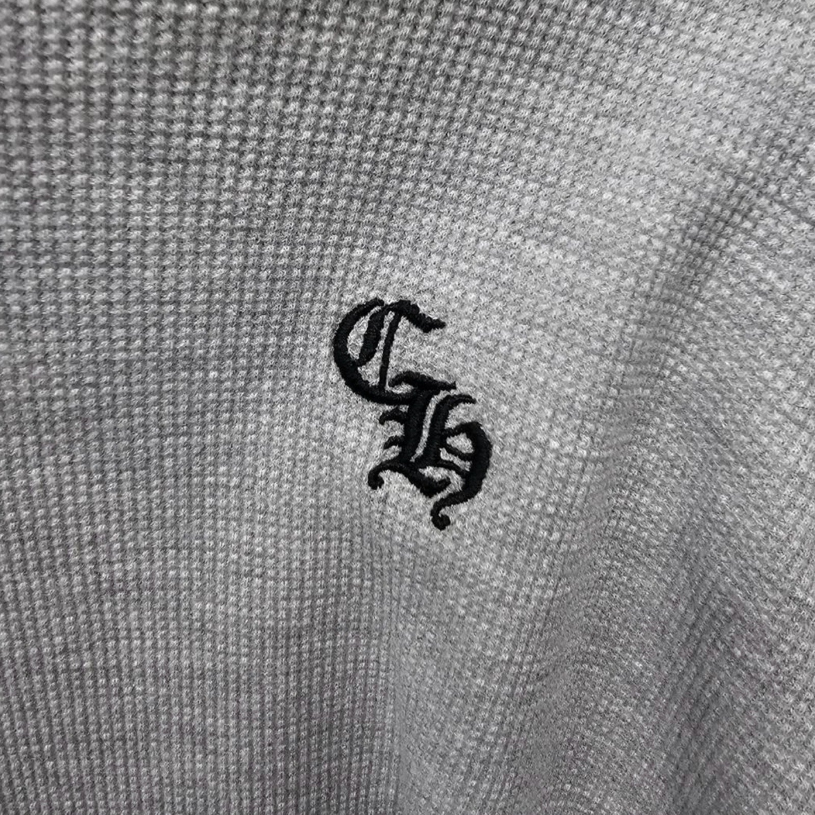 CHROME HEARTS Y NOT CH Logo Embroidery Thermal Hoodie Size M