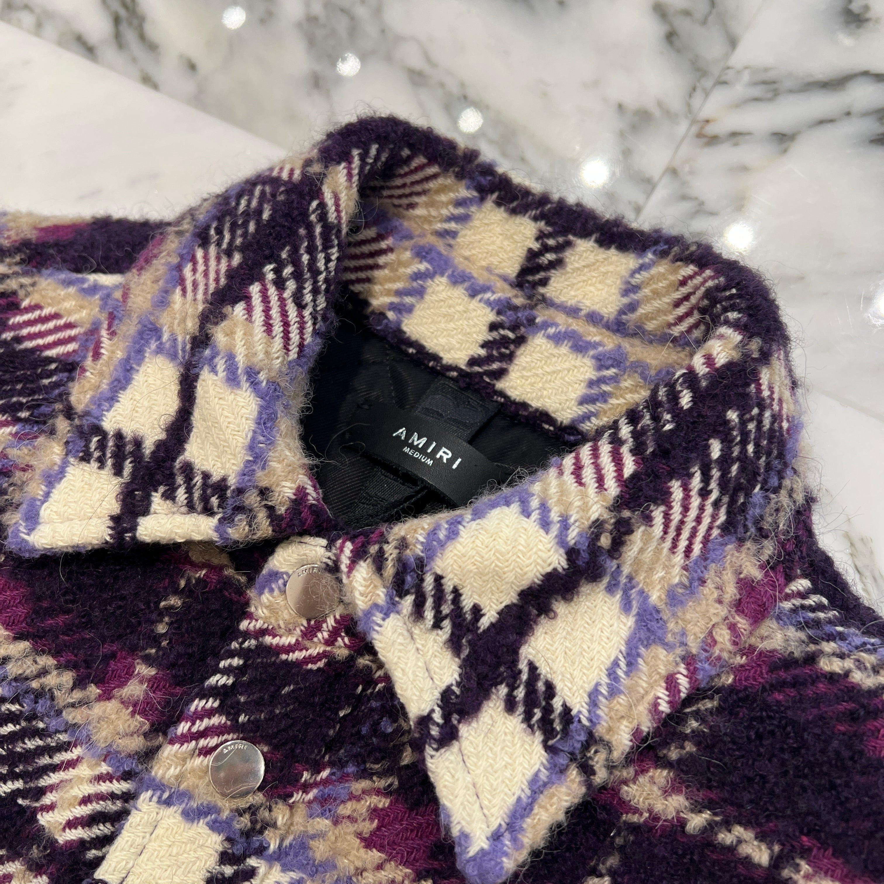 AMIRI 2023SS Checked Over Jacket PS23MDS092 Size 48 アミリ チェック柄オーバージャケット サイズ48