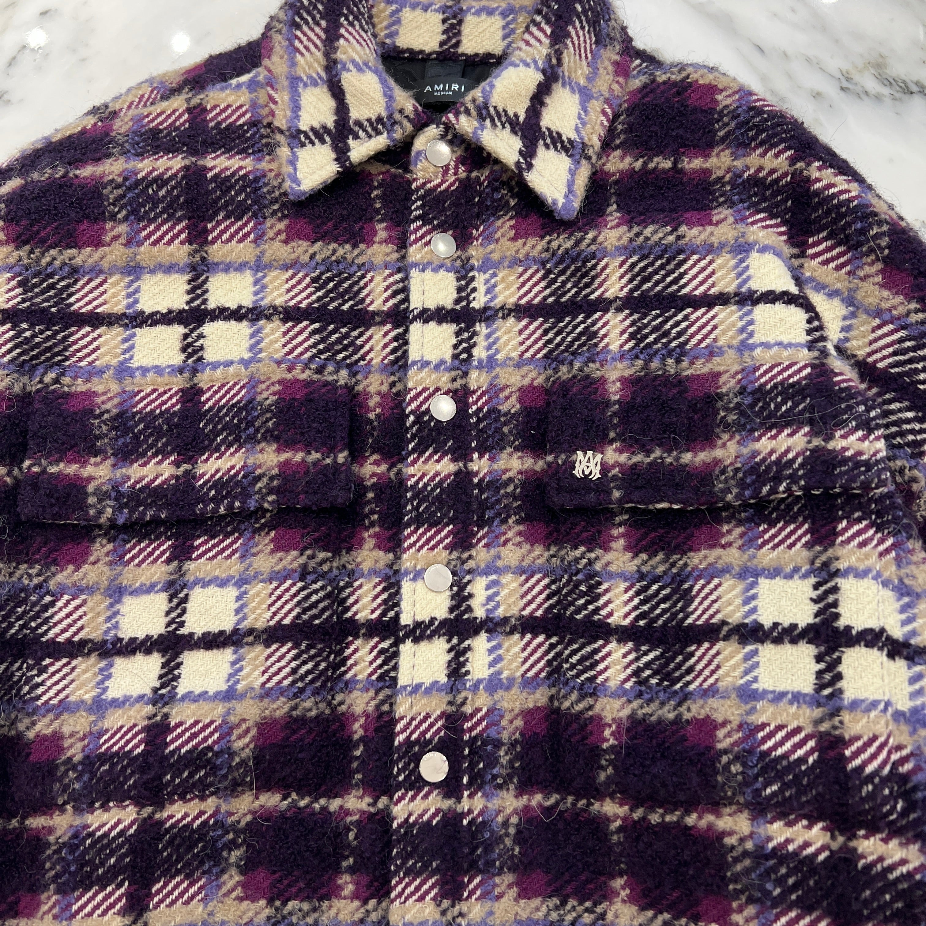 AMIRI 2023SS Checked Over Jacket PS23MDS092 Size 48 アミリ チェック柄オーバージャケット サイズ48