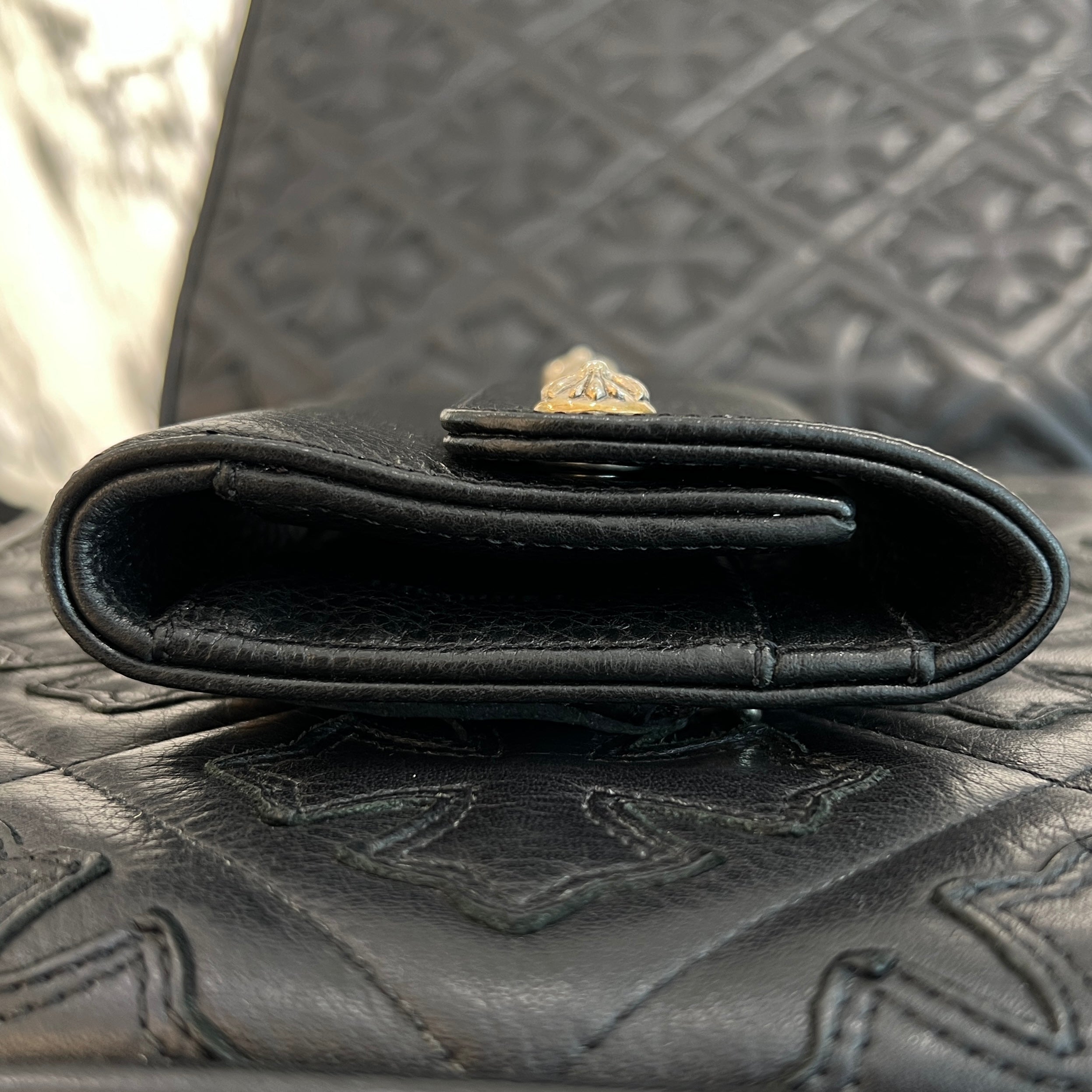 CHROME HEARTS Wave Mini Cross Ball Wallet クロムハーツ ウェーブ ミニ クロスボール ウォレット