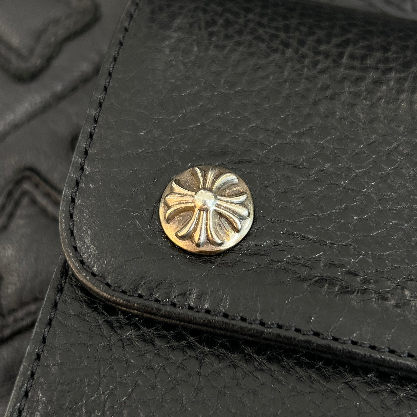 CHROME HEARTS Wave Mini Cross Ball Wallet クロムハーツ ウェーブ ミニ クロスボール ウォレット