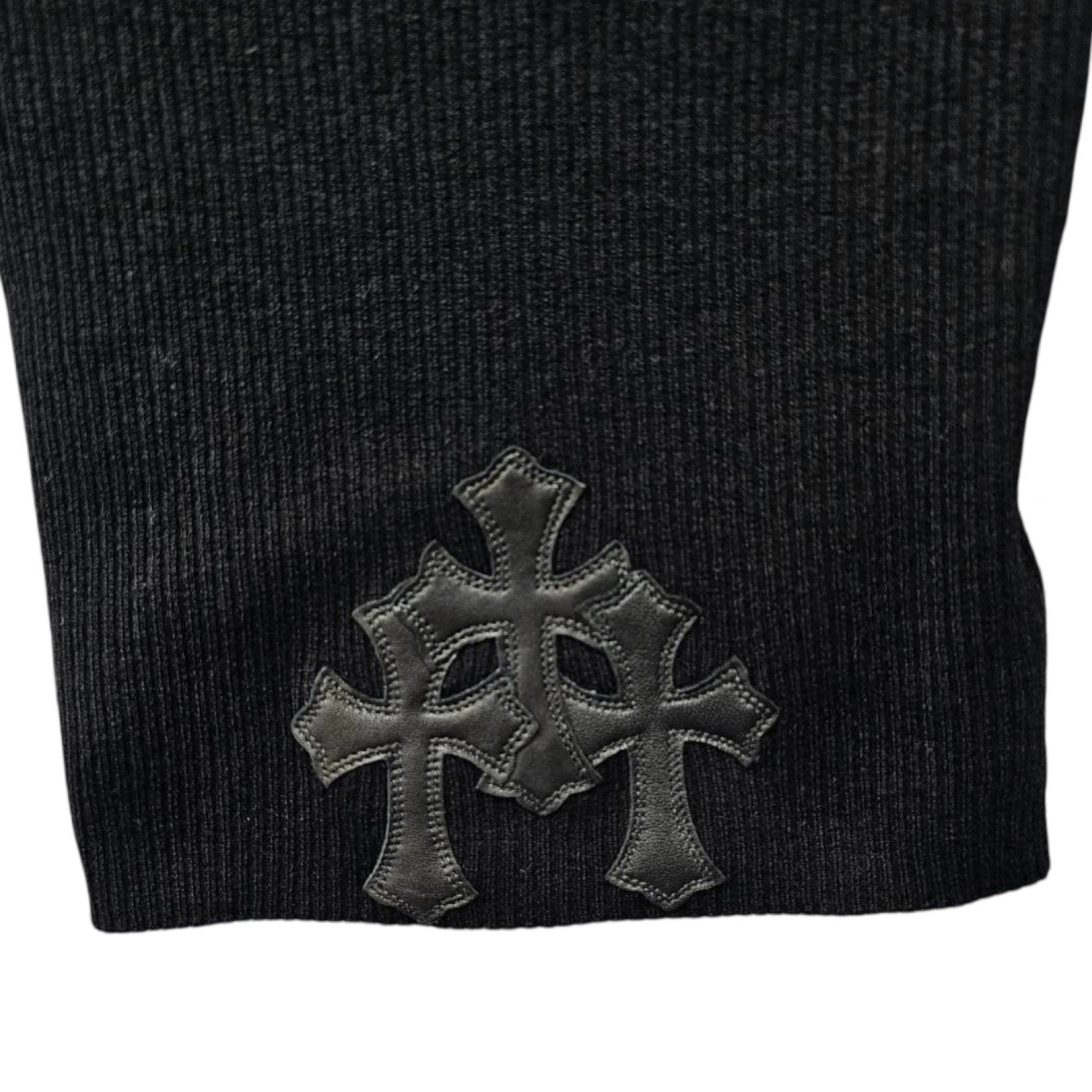 CHROME HEARTS Ynot 3 Cemetery Cross Cashmere Knit Size M