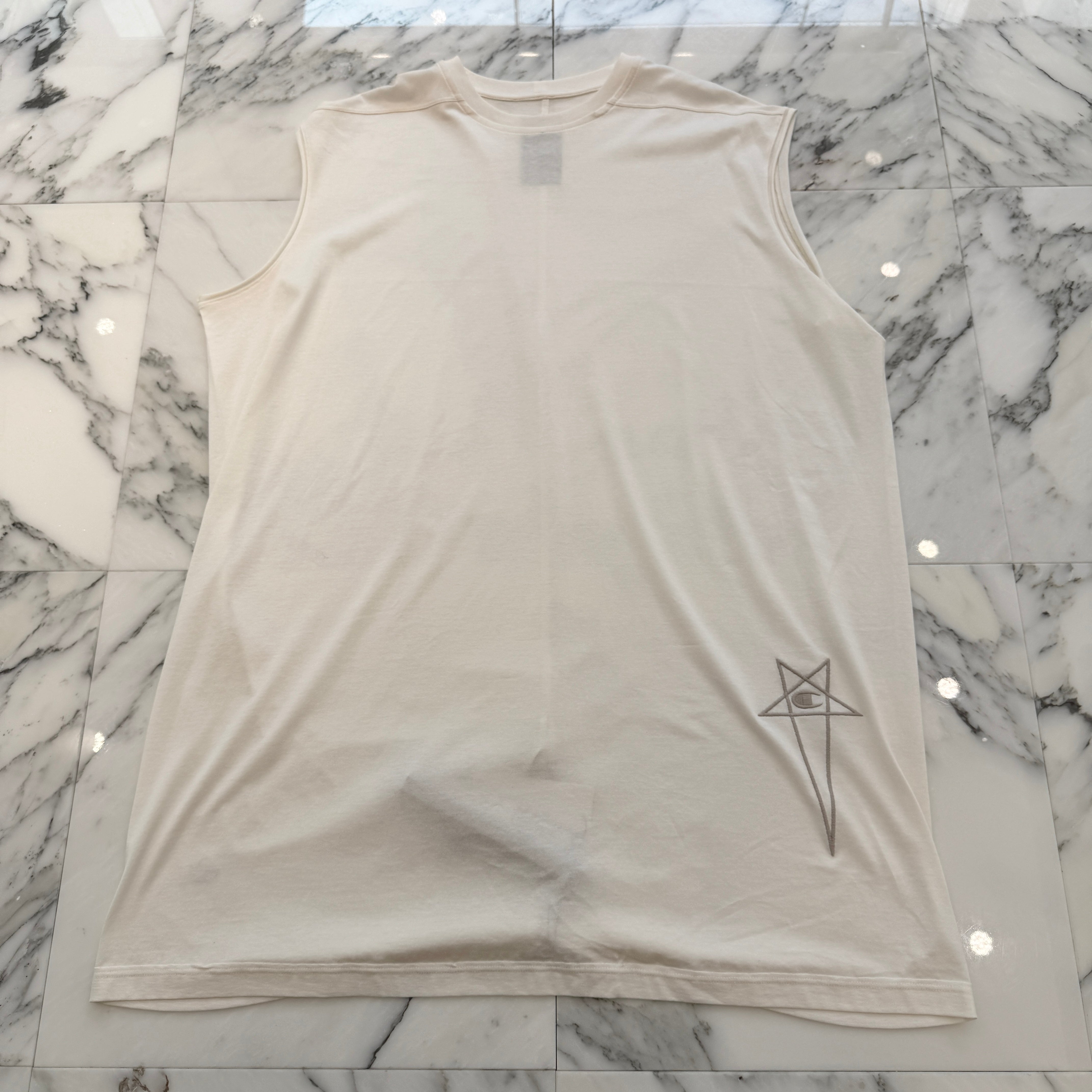 Rick Owens × Champion 2023SS TARP Tee CM02C9231CHJEG Size L リックオウェンス × チャンピョン タープ Tシャツ サイズL