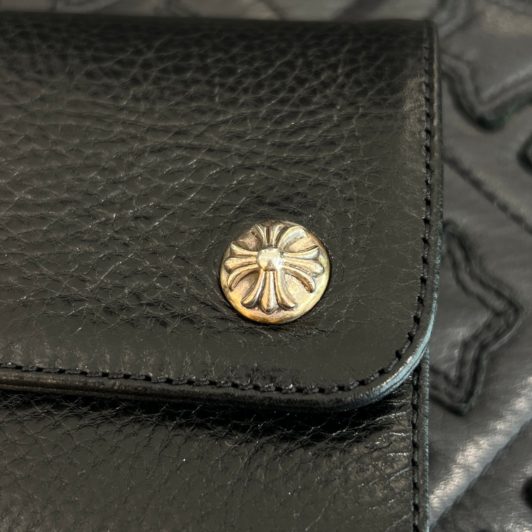 CHROME HEARTS Wave Mini Cross Ball Wallet クロムハーツ ウェーブ ミニ クロスボール ウォレット