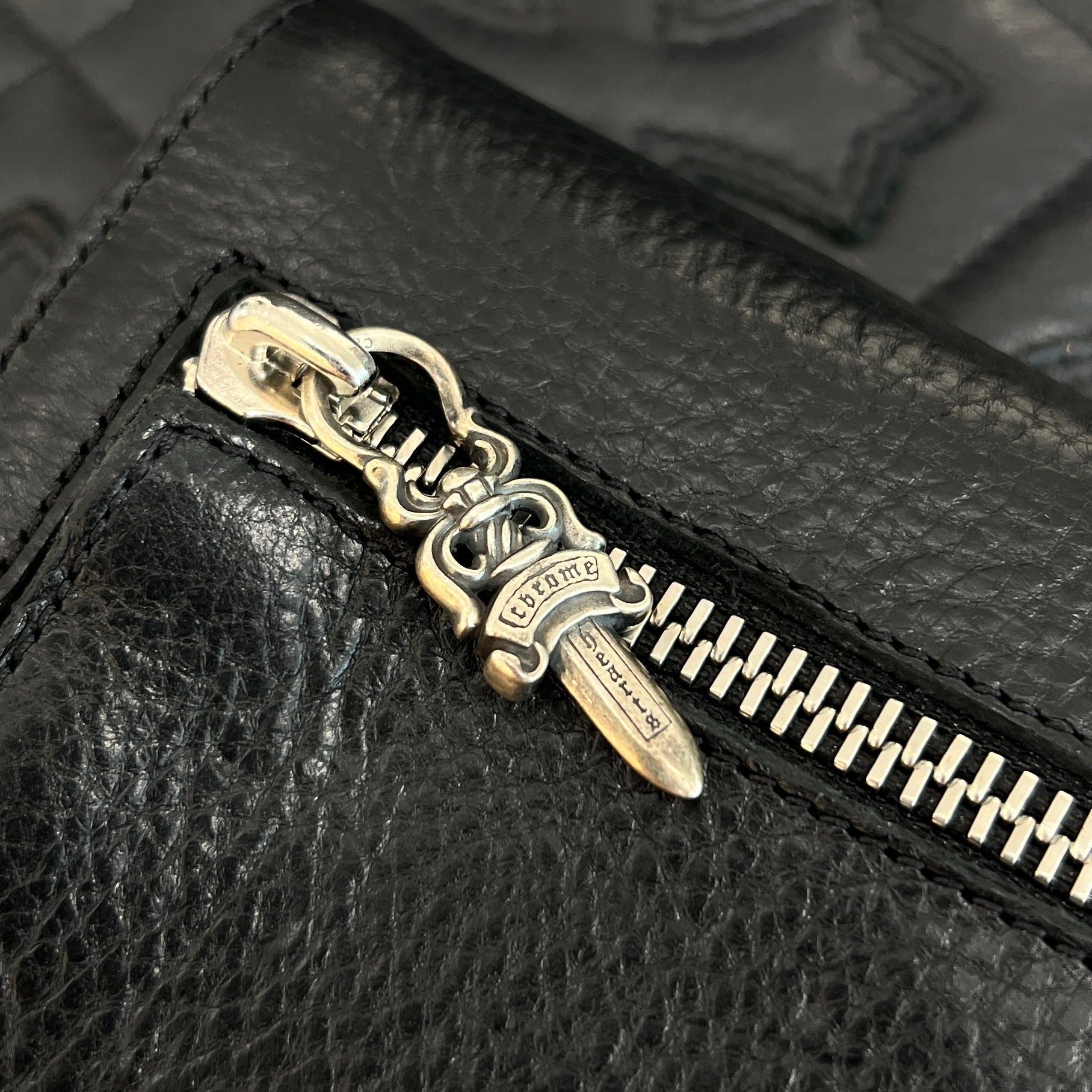 CHROME HEARTS Wave Mini Cross Ball Wallet クロムハーツ ウェーブ ミニ クロスボール ウォレット