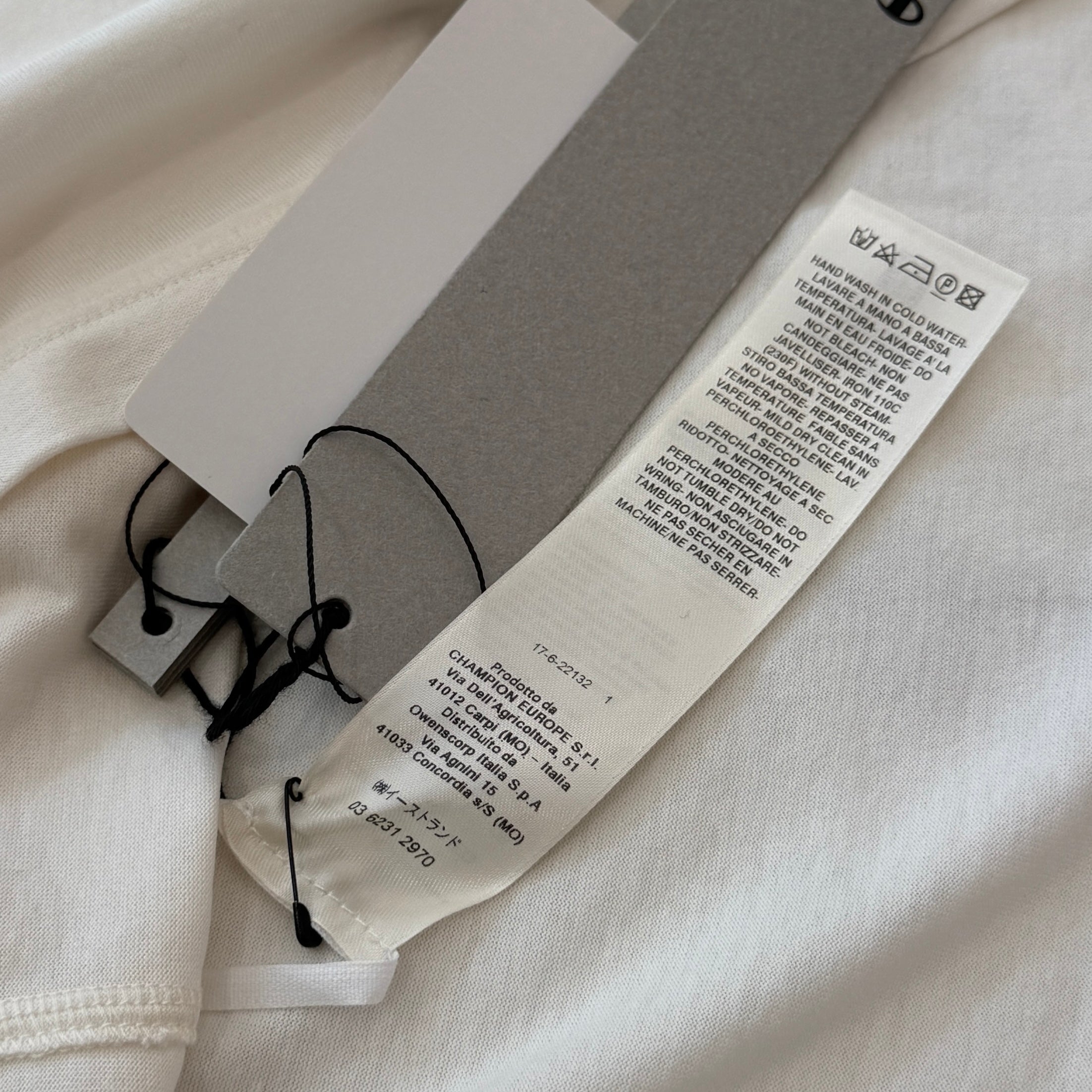 Rick Owens × Champion 2023SS TARP Tee CM02C9231CHJEG Size L リックオウェンス × チャンピョン タープ Tシャツ サイズL