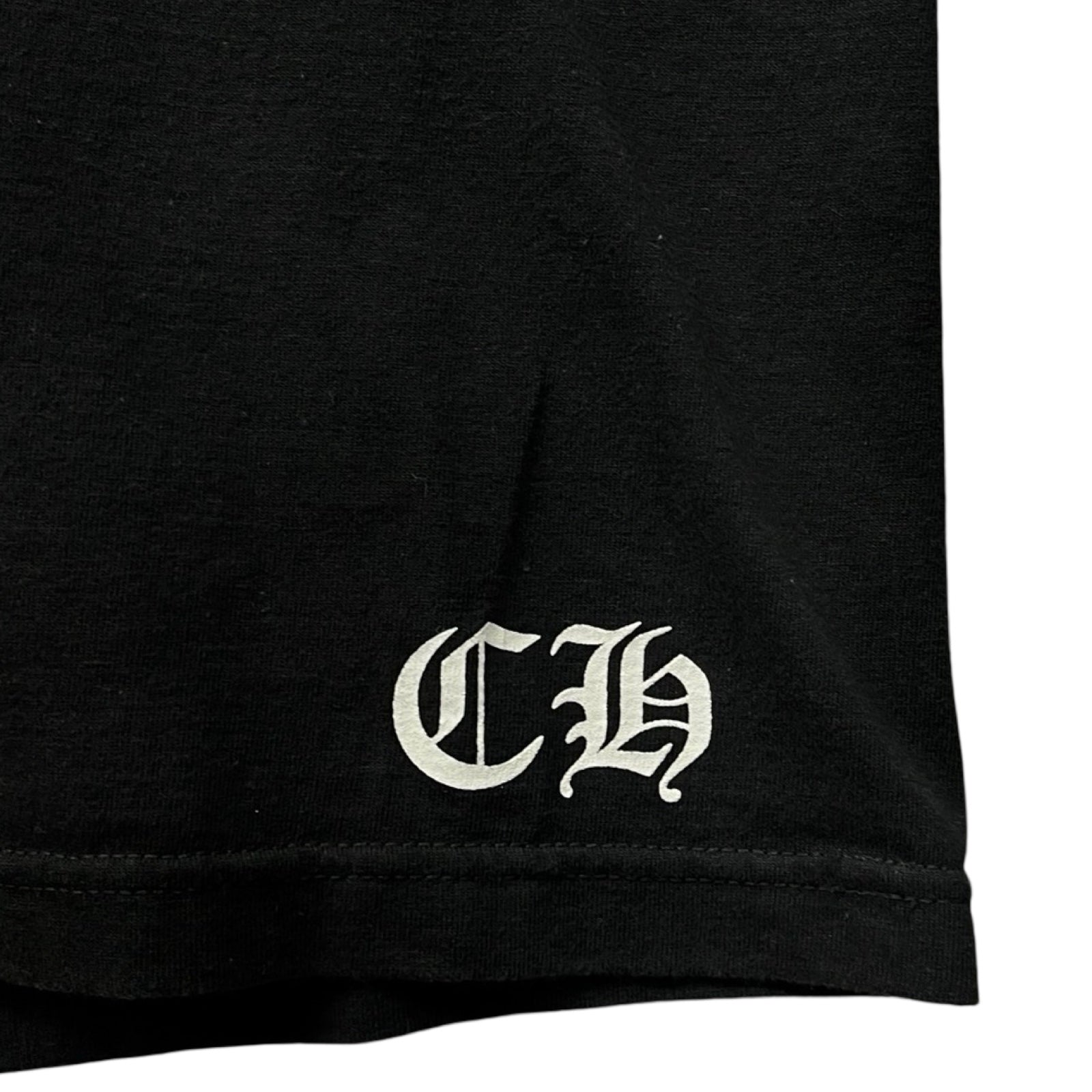 CHROME HEARTS Side Logo BS Flare Print Tee Size M