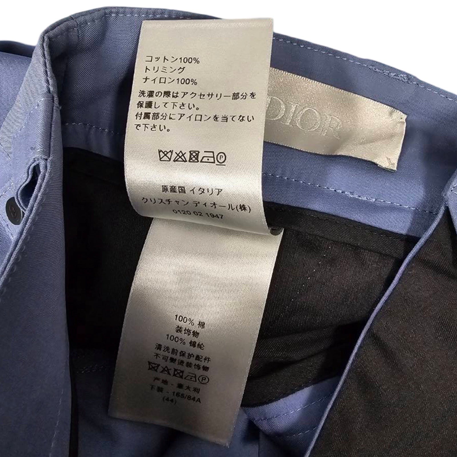 DIOR 2021AW Cotton Logo Cargo Pants 193C170A4451 Size 44