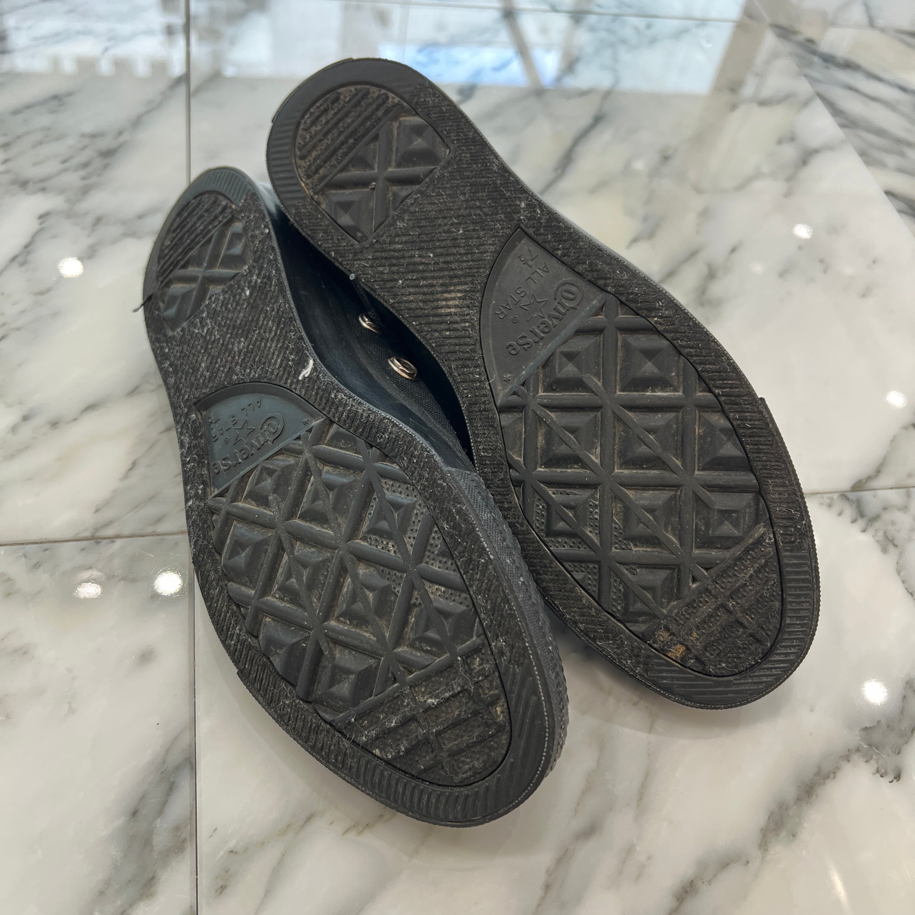 CHROME HEARTS × CONVERSE ALL STAR Silver Dagger Canvas High Top Sneakers Size 7 1/2 （26cm） クロムハーツ × コンバース オールスター シルバーダガー キャンバス ハイカットスニーカー サイズ7 1/2 (26cm)