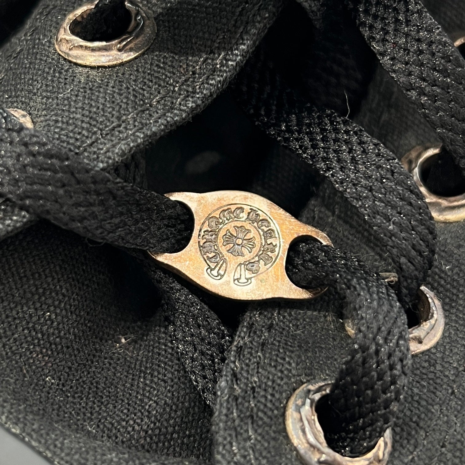 CHROME HEARTS × CONVERSE ALL STAR Silver Dagger Canvas High Top Sneakers Size 7 1/2 （26cm） クロムハーツ × コンバース オールスター シルバーダガー キャンバス ハイカットスニーカー サイズ7 1/2 (26cm)