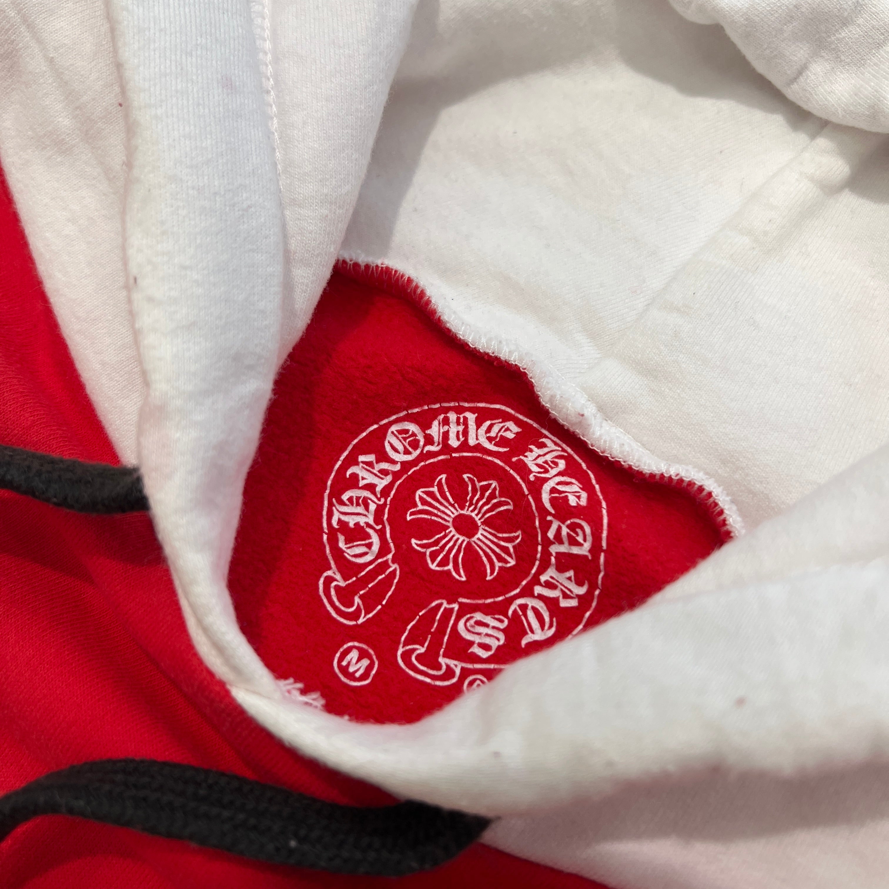 CHROME HEARTS × MATTY BOY Chomper Horseshoe Trico Pullover Hoodie Size M クロムハーツ × マッティボーイ チョンパー ホースシュー トリコカラー プルオーバーフーディ サイズM