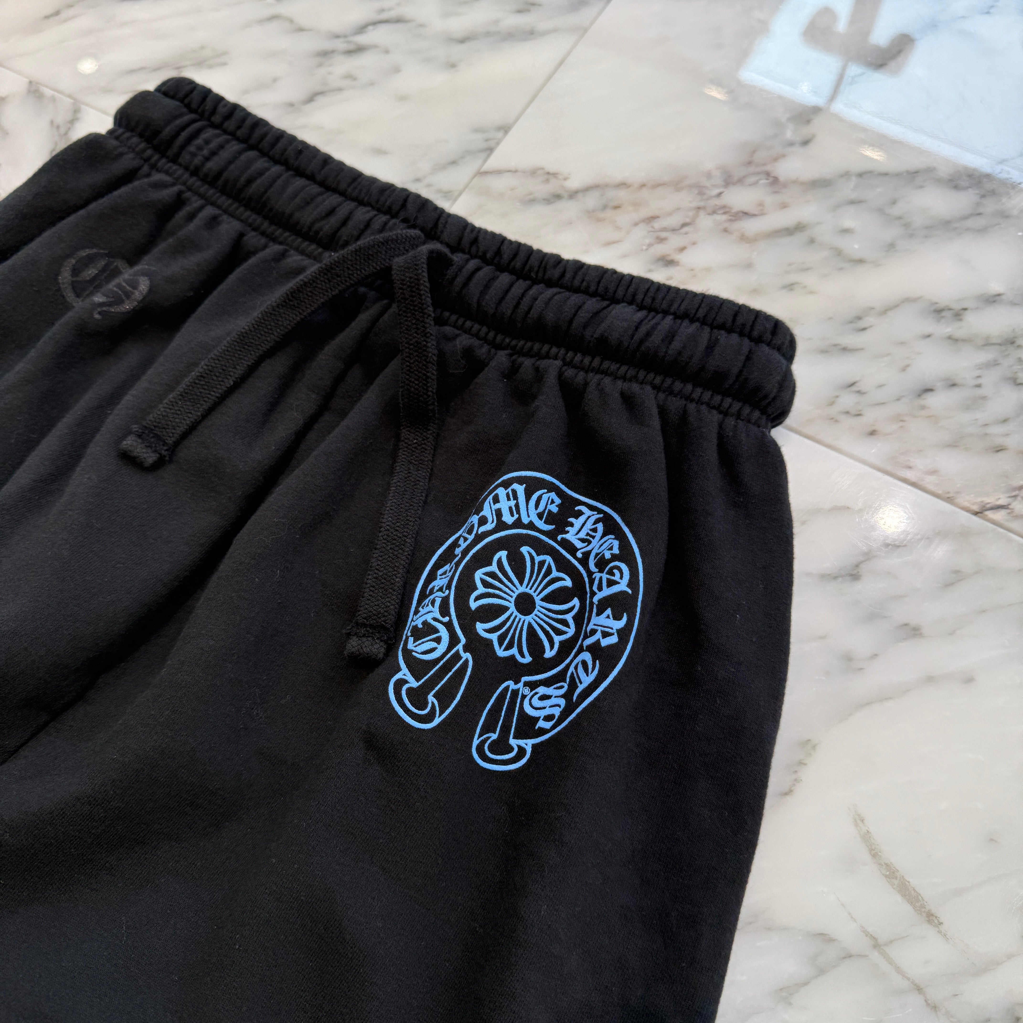 CHROME HEARTS Online Limited Horseshoe Side Logo Sweat Long Pants Size S クロムハーツ オンライン限定 ホースシュー サイドロゴ スウェットロングパンツ サイズS