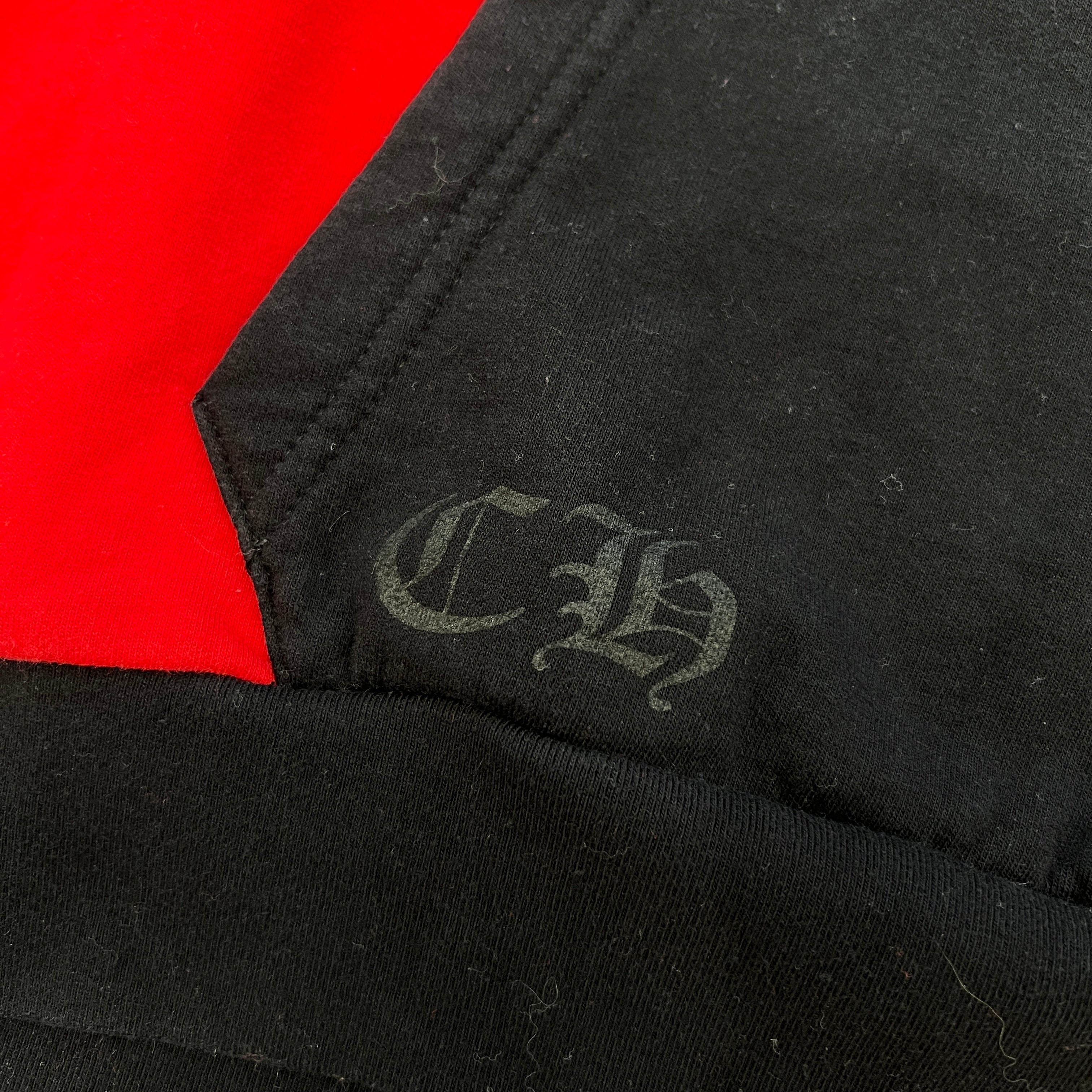 CHROME HEARTS × MATTY BOY Chomper Horseshoe Trico Pullover Hoodie Size M クロムハーツ × マッティボーイ チョンパー ホースシュー トリコカラー プルオーバーフーディ サイズM