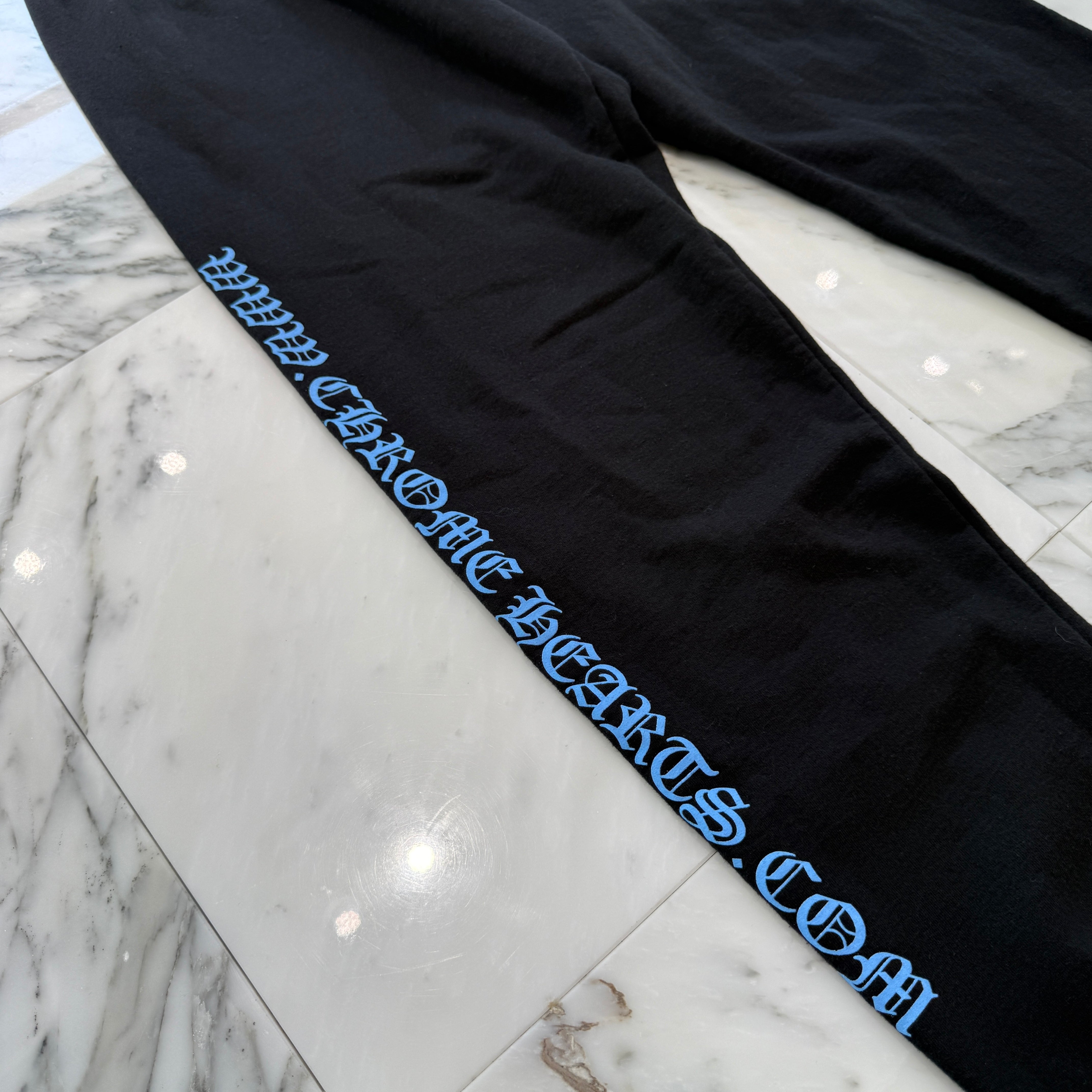 CHROME HEARTS Online Limited Horseshoe Side Logo Sweat Long Pants Size S クロムハーツ オンライン限定 ホースシュー サイドロゴ スウェットロングパンツ サイズS
