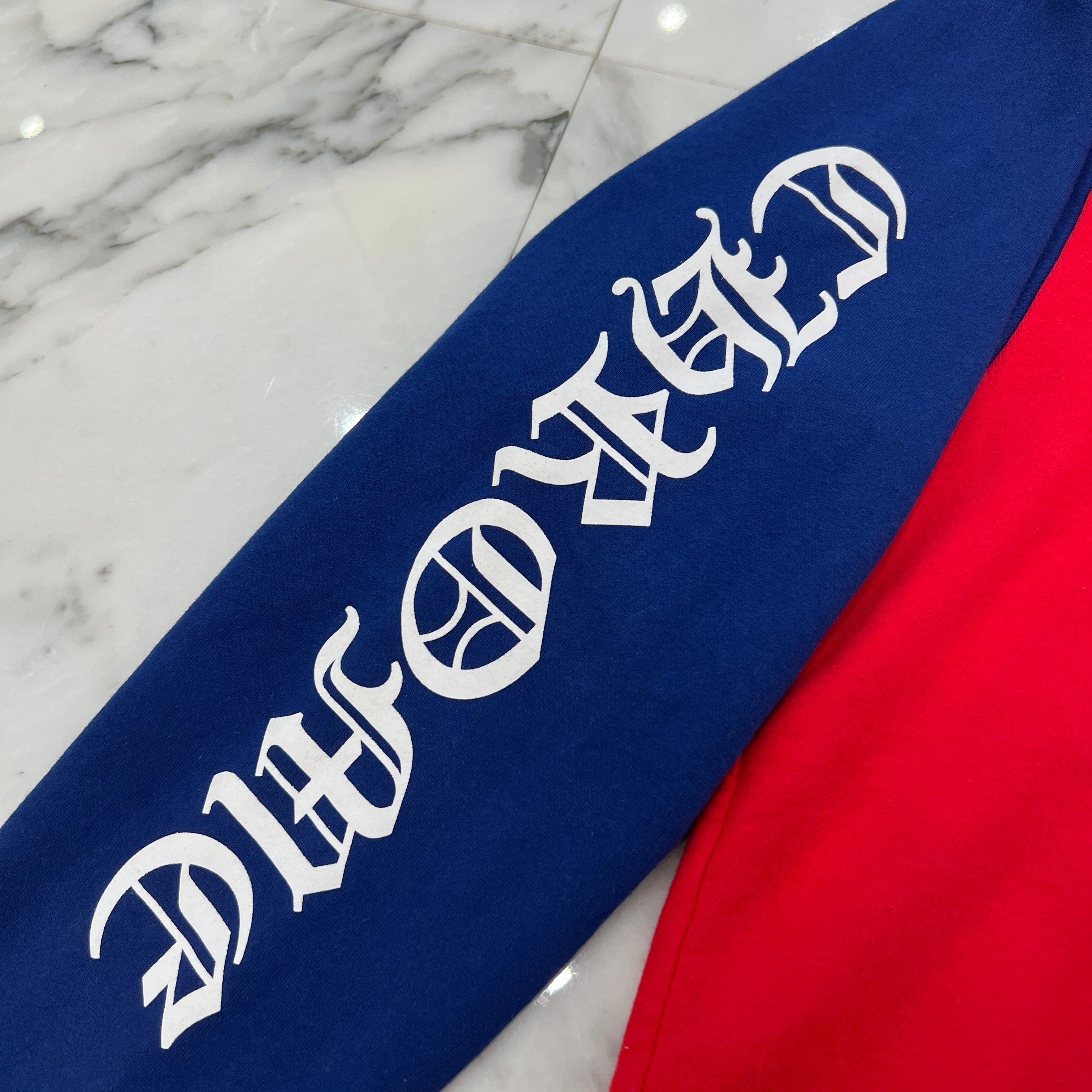 CHROME HEARTS × MATTY BOY Chomper Horseshoe Trico Pullover Hoodie Size M クロムハーツ × マッティボーイ チョンパー ホースシュー トリコカラー プルオーバーフーディ サイズM