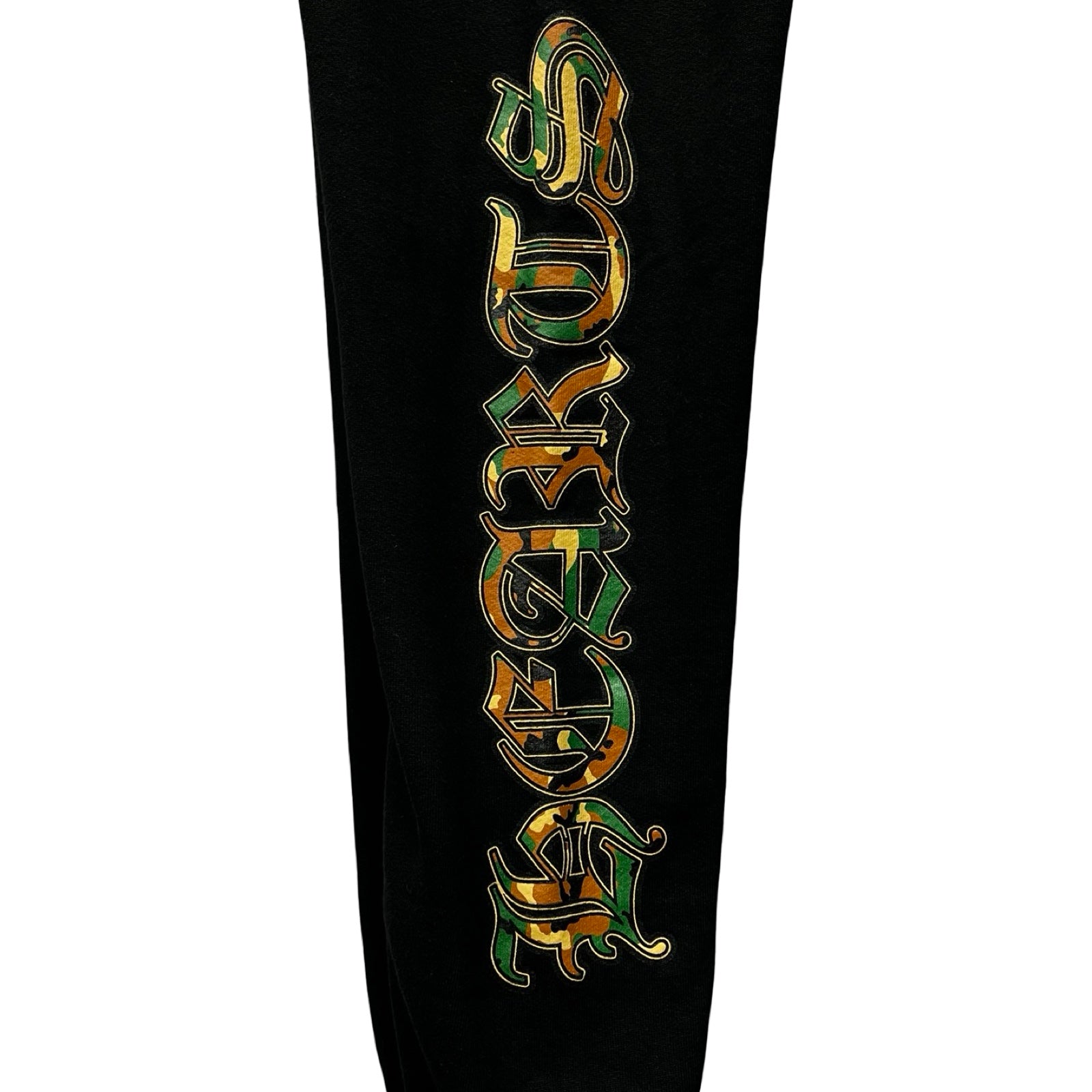 CHROME HEARTS Camo Cemetery Cross Sweat Long Pants Size XL