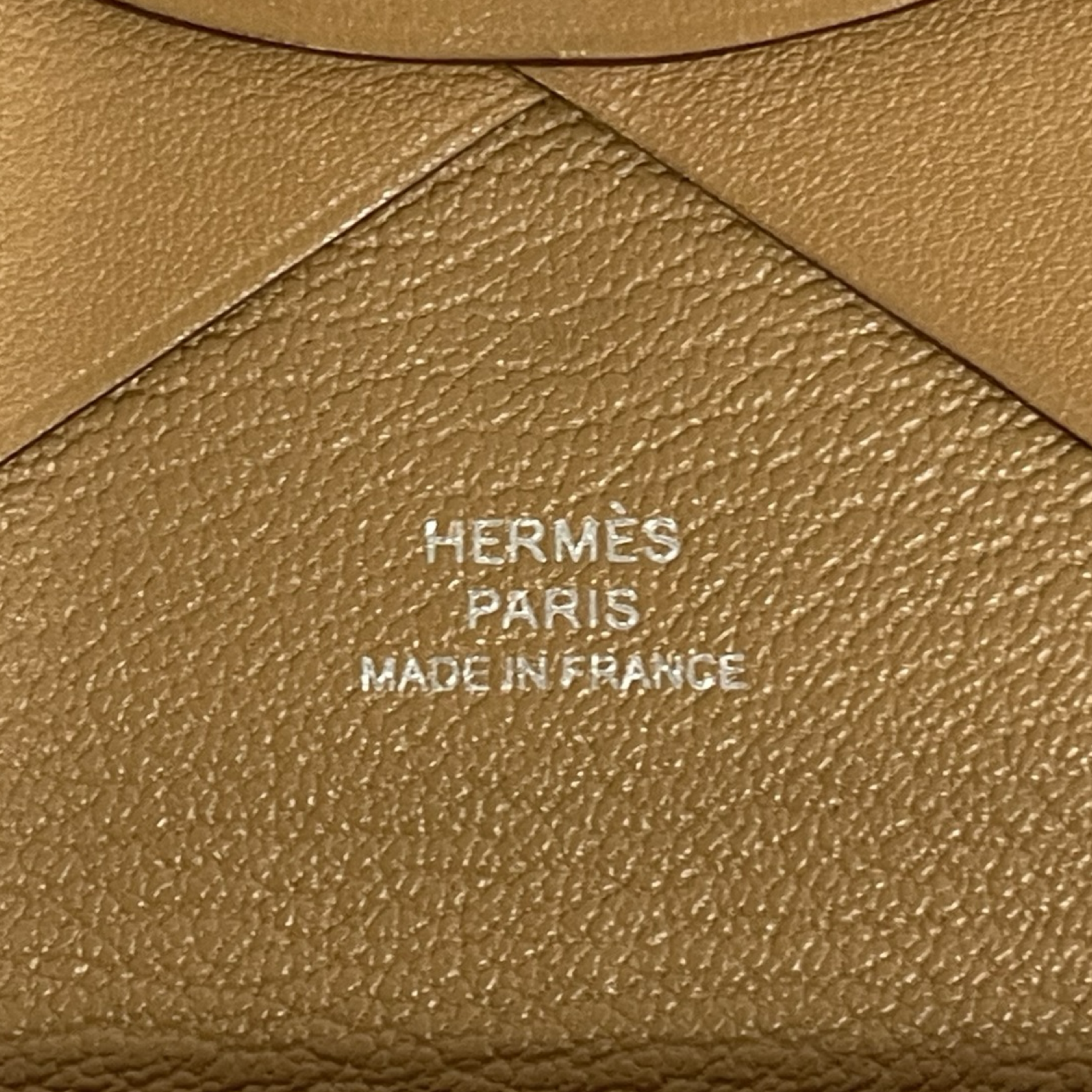 HERMES Swift Mulan A Wind Calvi Duo Card Case Z刻印