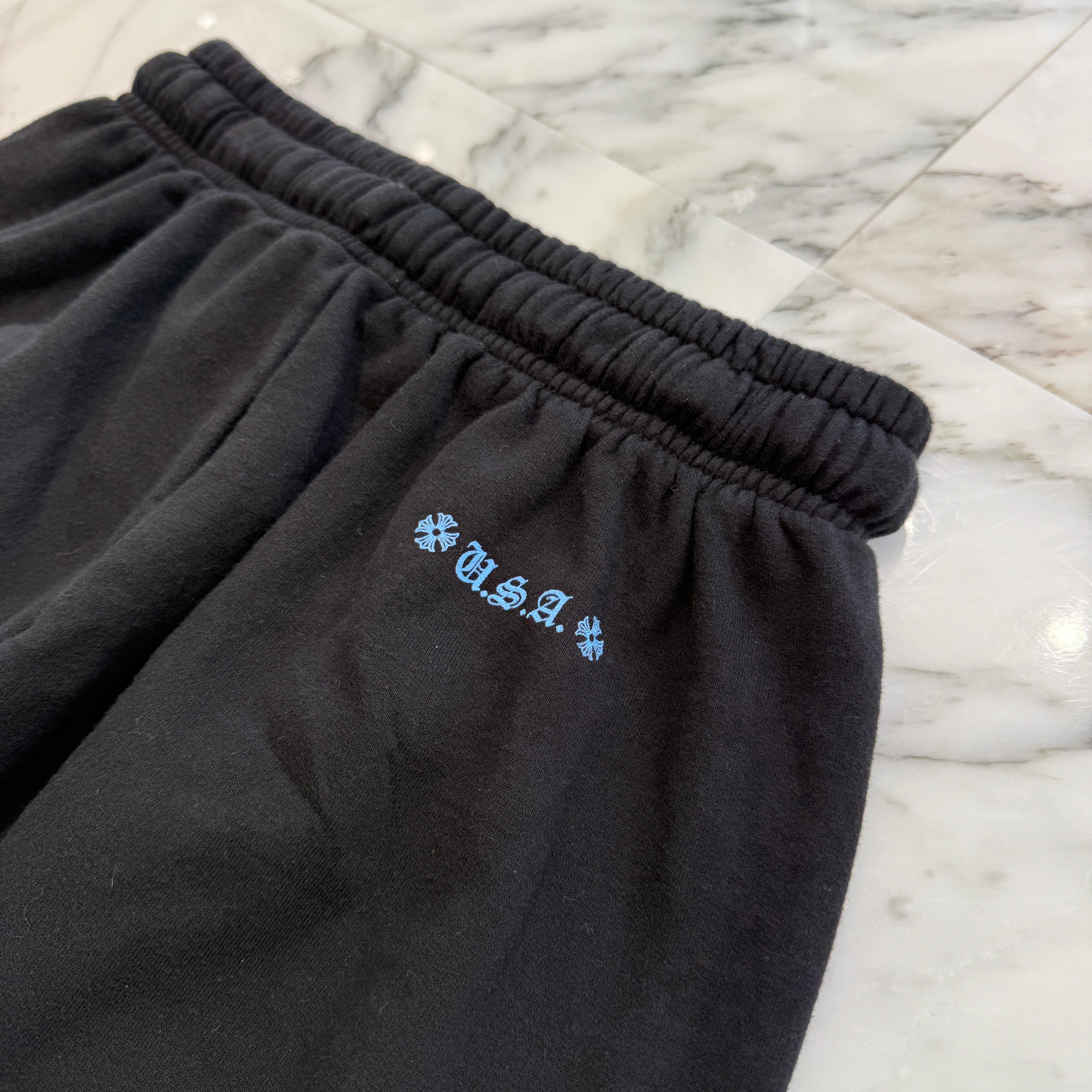 CHROME HEARTS Online Limited Horseshoe Side Logo Sweat Long Pants Size S クロムハーツ オンライン限定 ホースシュー サイドロゴ スウェットロングパンツ サイズS