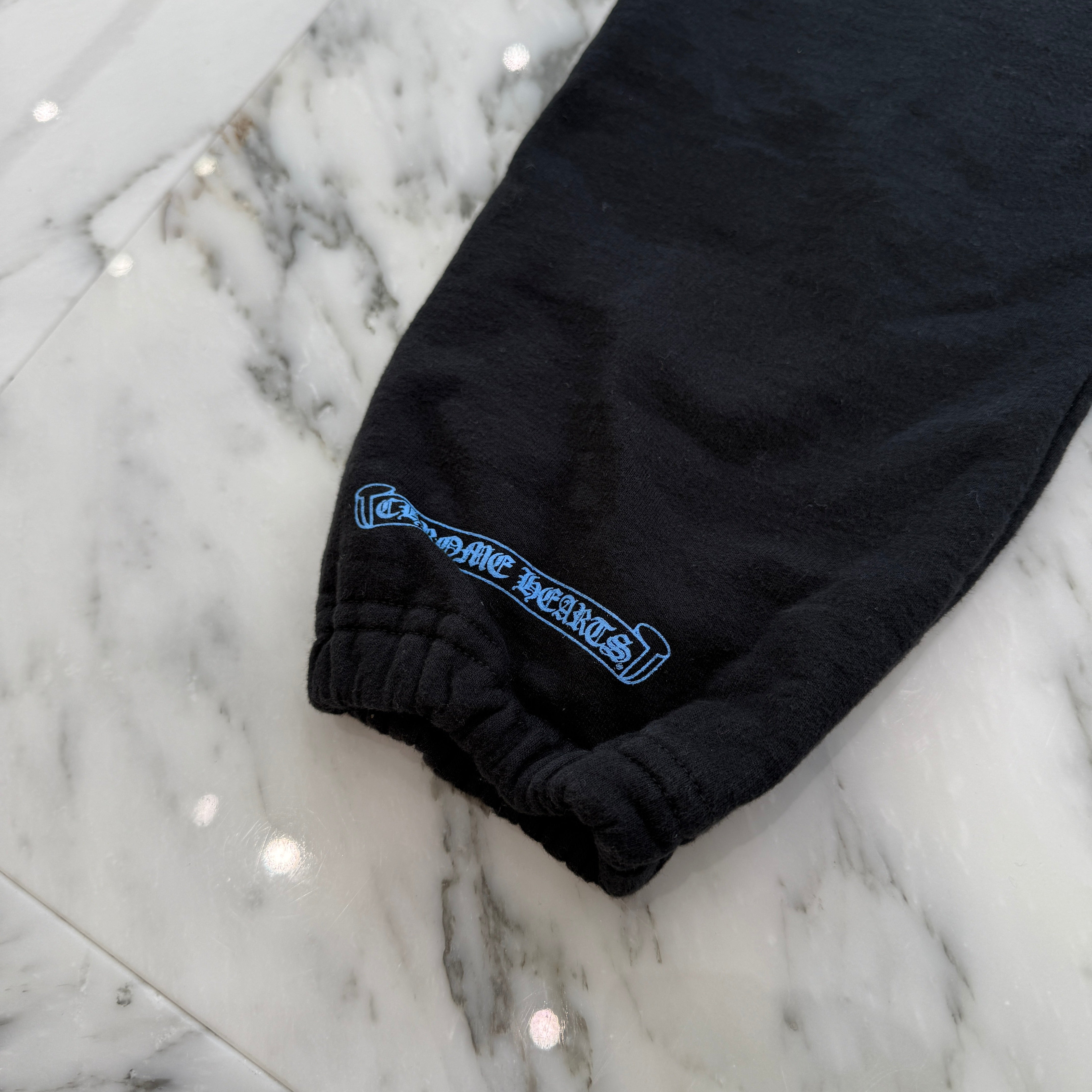 CHROME HEARTS Online Limited Horseshoe Side Logo Sweat Long Pants Size S クロムハーツ オンライン限定 ホースシュー サイドロゴ スウェットロングパンツ サイズS