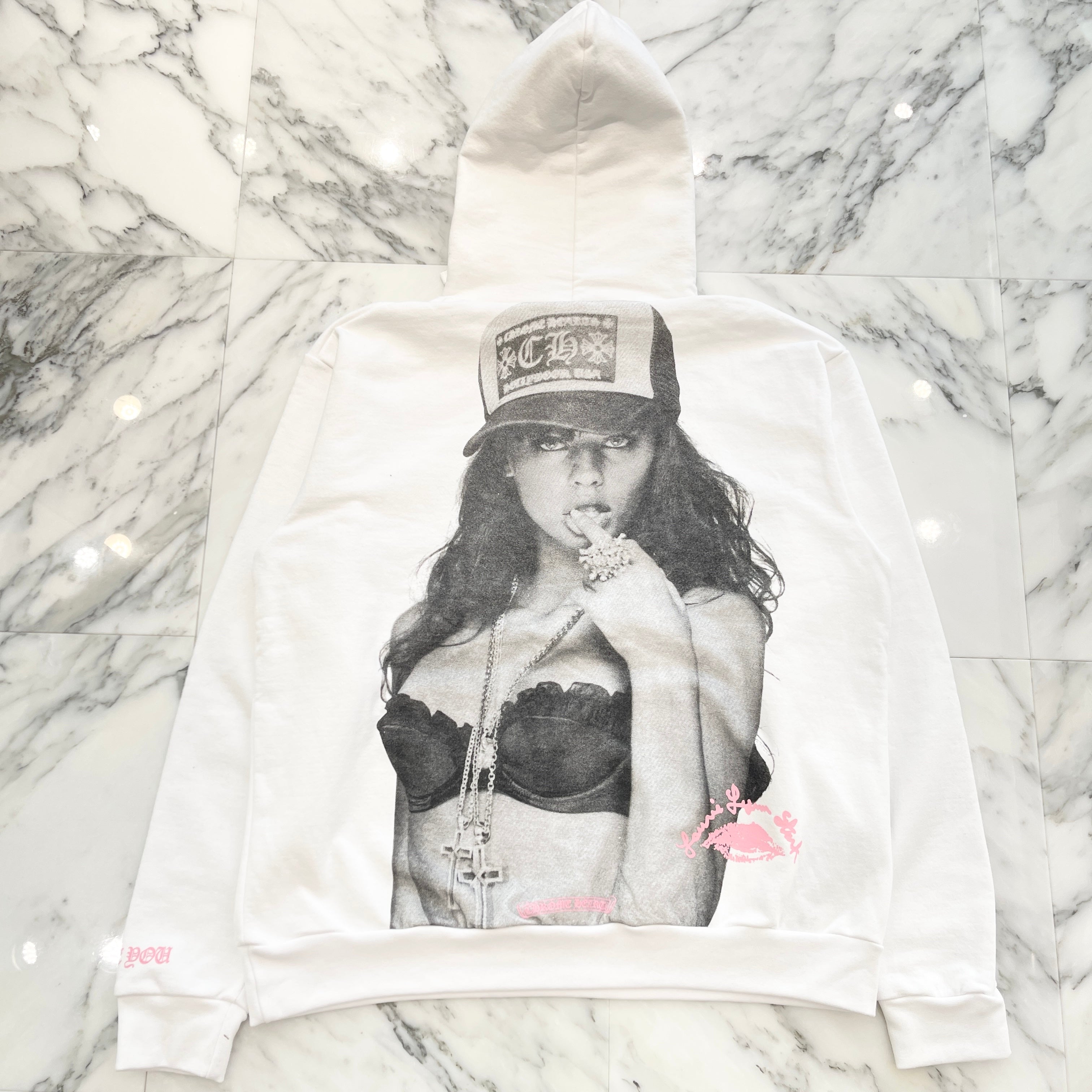 CHROME HEARTS LLS Hoodie Size M クロムハーツ LLSフーディ プルオーバーパーカー サイズM